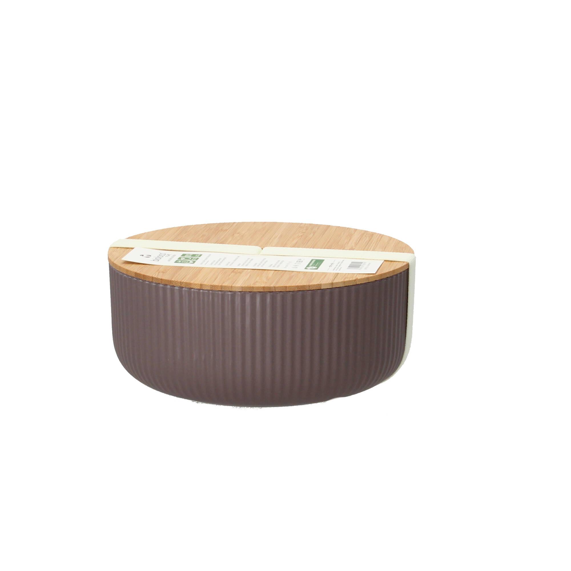 chic.mic bioloco plant deluxe salad bowl elderberry Salatschüssel Deckel lila