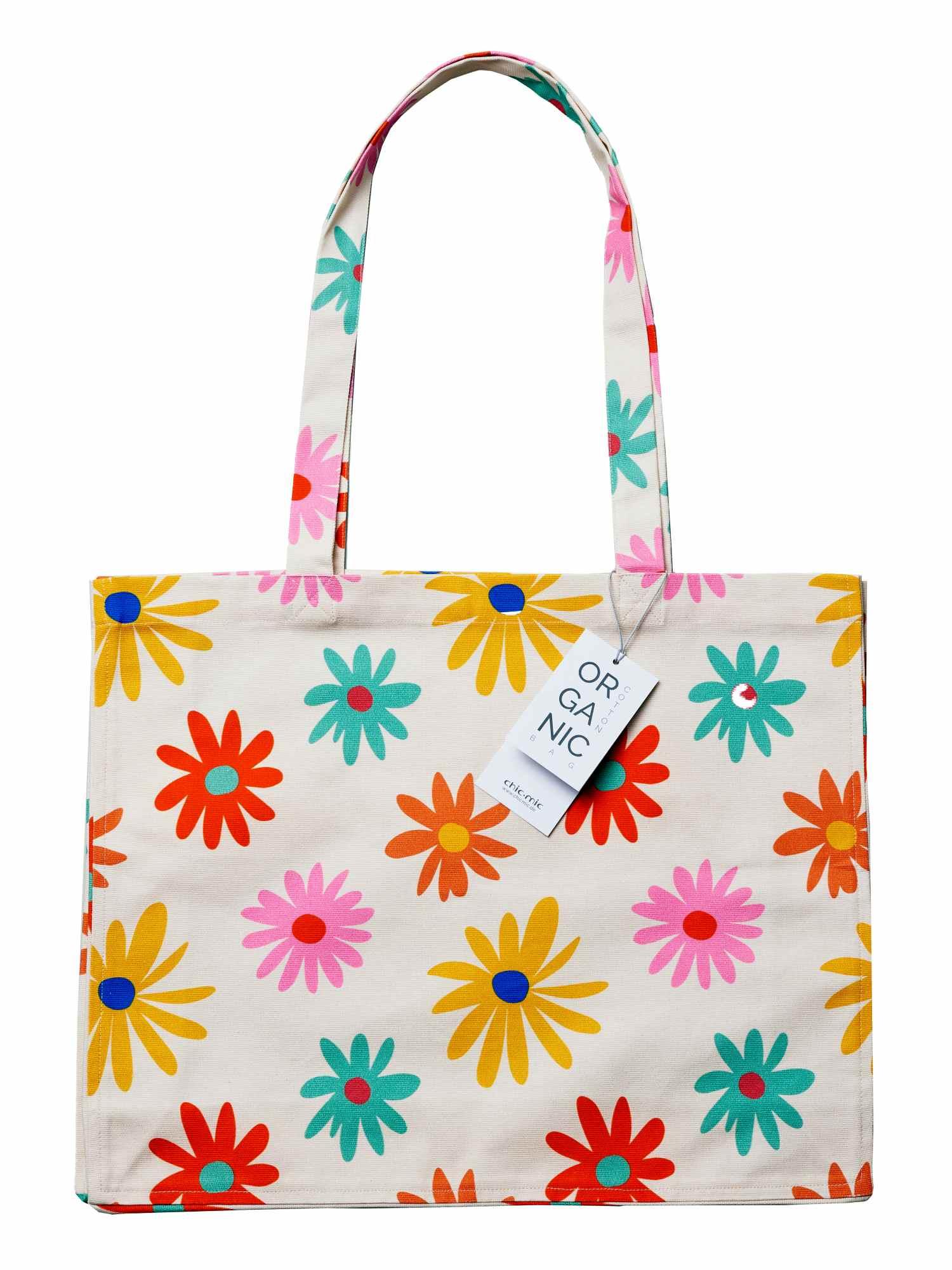 chic.mic Umhängetasche Flower Power Organic Cotton Bag OCB101