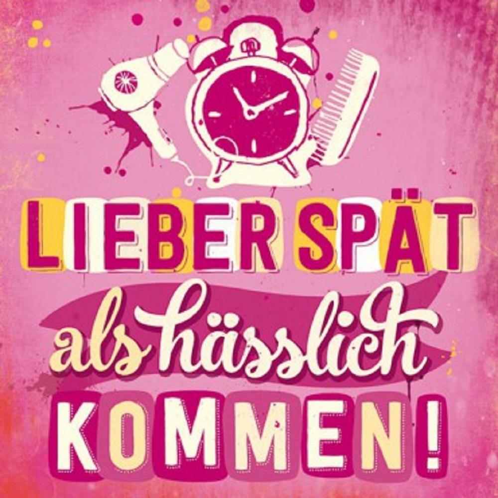 Sticky Jam Kühlschrankmagnet Lieber spät, Recycling, 10040506