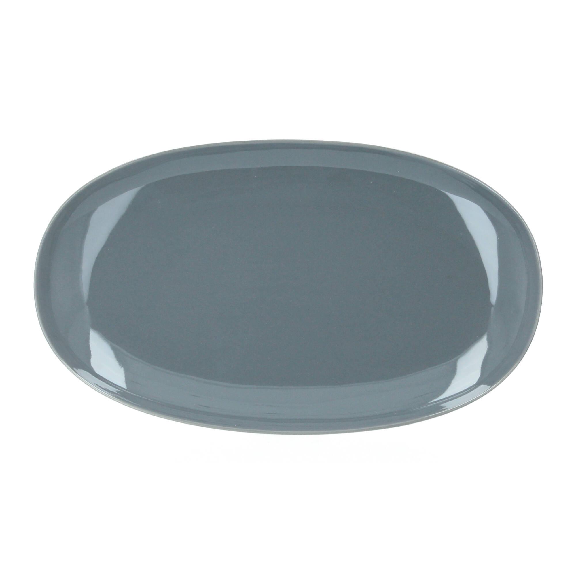 blomus RO Servierplatte 20x3,5 cm Porzellan sharkskin