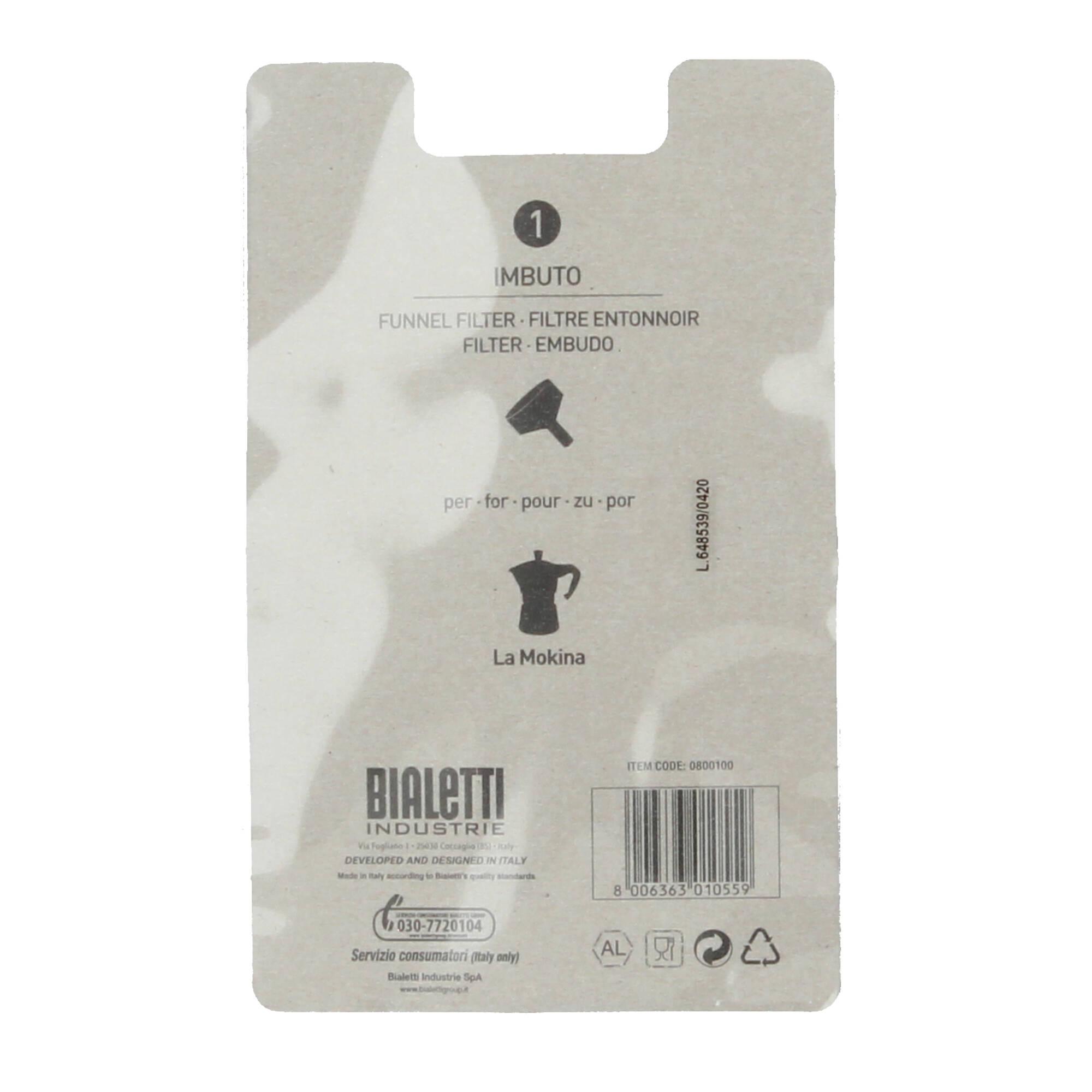 Bialetti Ersatzteil Trichter für Espressokocher La Mokina Bialetti Ersatzteil Trichter für Espressokocher La Mokina