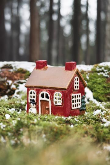 IB Laursen Lichthaus Stillenat Schneemann Teelichthalter 27716-33 IB Laursen Lichthaus Stillenat Schneemann Teelichthalter 27716-33