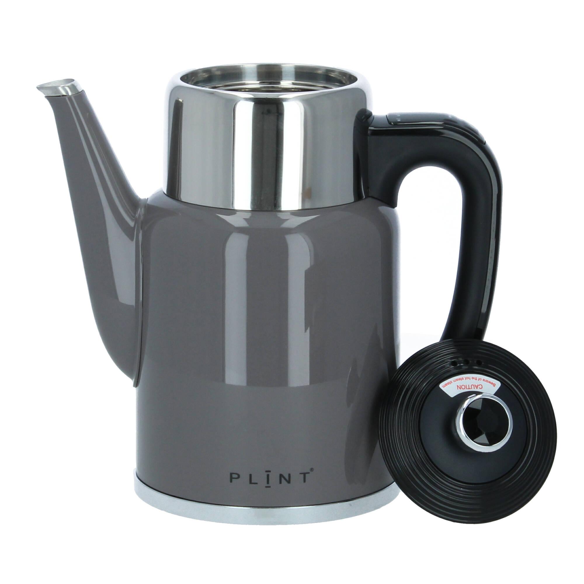 Plint Wasserkocher Retro almost black schiefergrau 1,7l
