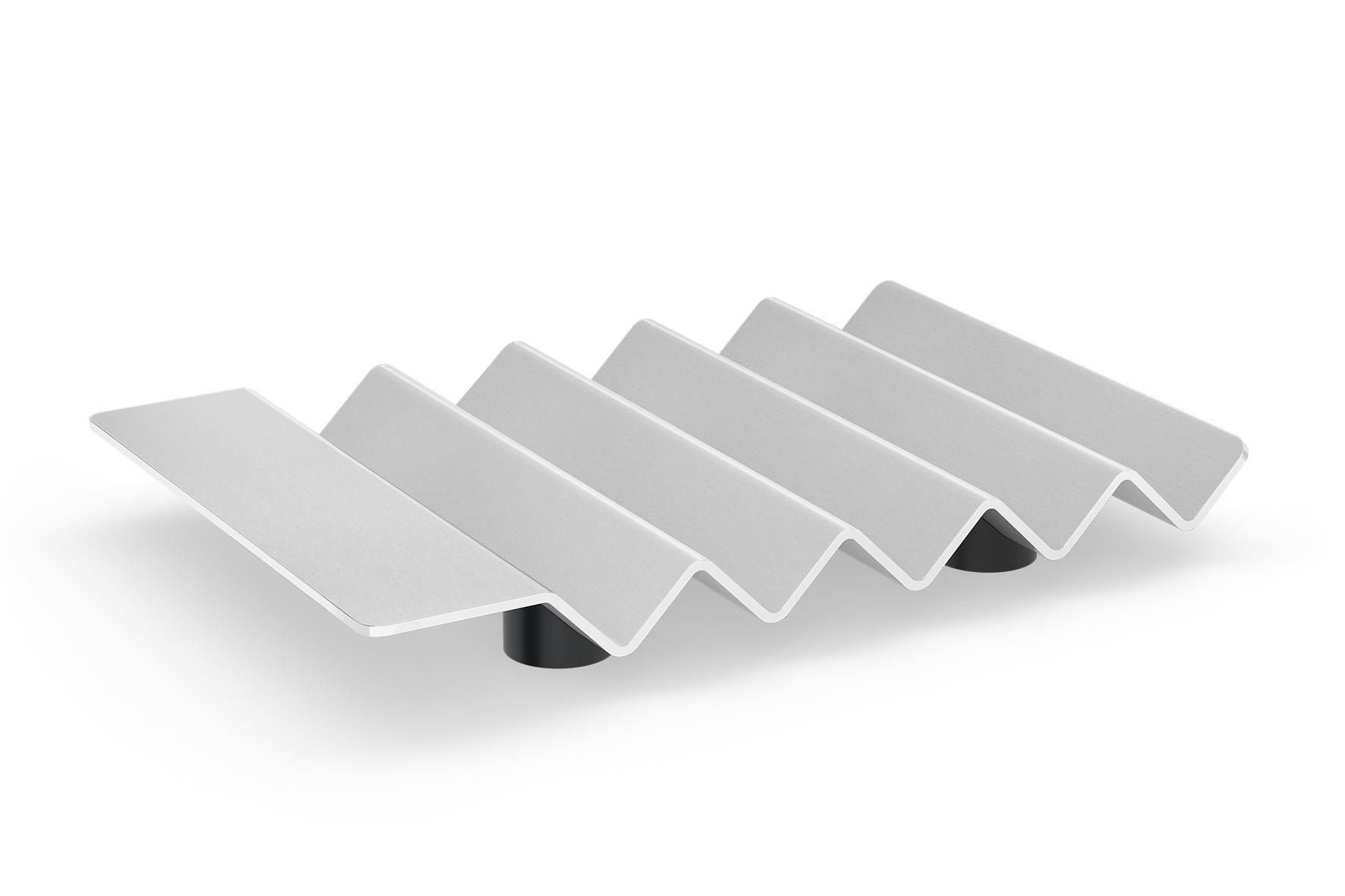 Zack OPETA Seifenschale Seifenablage Edelstahl silber matt 40561 Zack OPETA Seifenschale Seifenablage Edelstahl silber matt 40561
