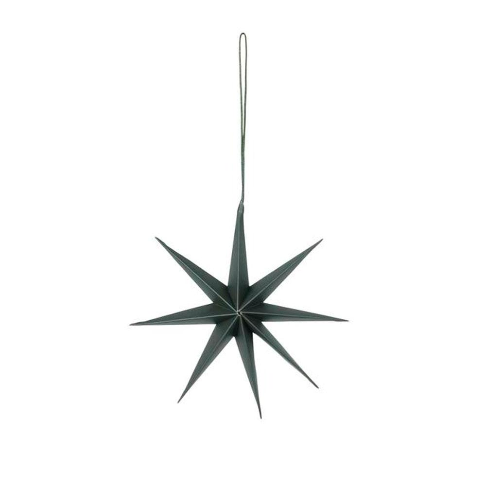 Broste Copenhagen Weihnachtsschmuck Papier-Stern dunkelgrün 15cm Broste Copenhagen Weihnachtsschmuck Papier-Stern dunkelgrün 15cm