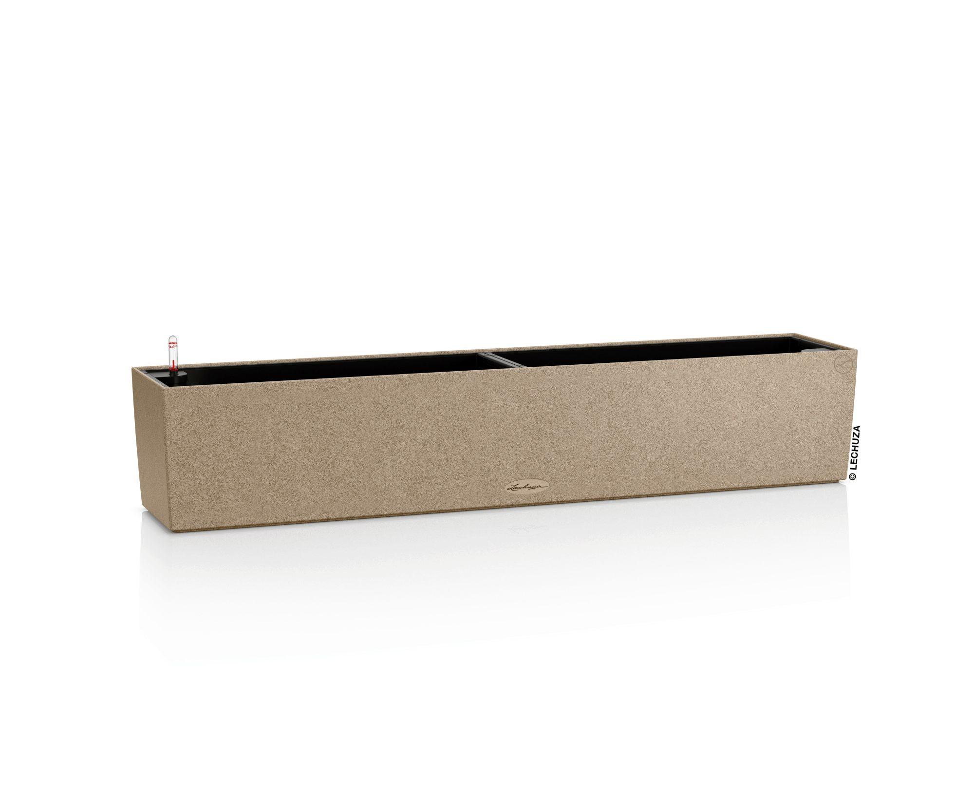 Lechuza Blumenkasten Balconera Stone 100 Sandbeige 15437