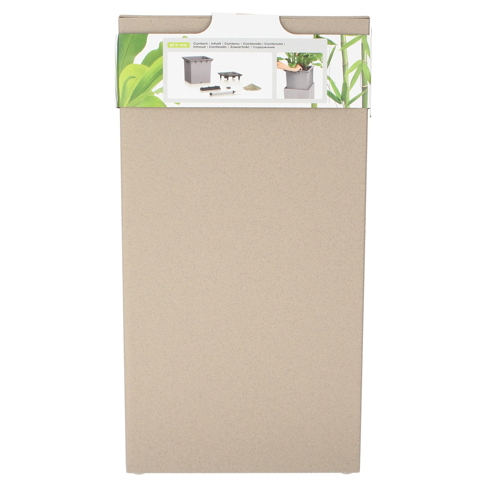 Lechuza Pflanzkübel hoch Canto Stone High 30 sandbeige