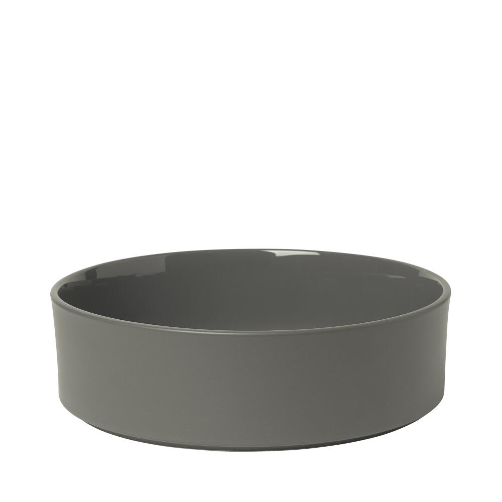 blomus Pilar Schale Schüssel 27 cm pewter zinngrau