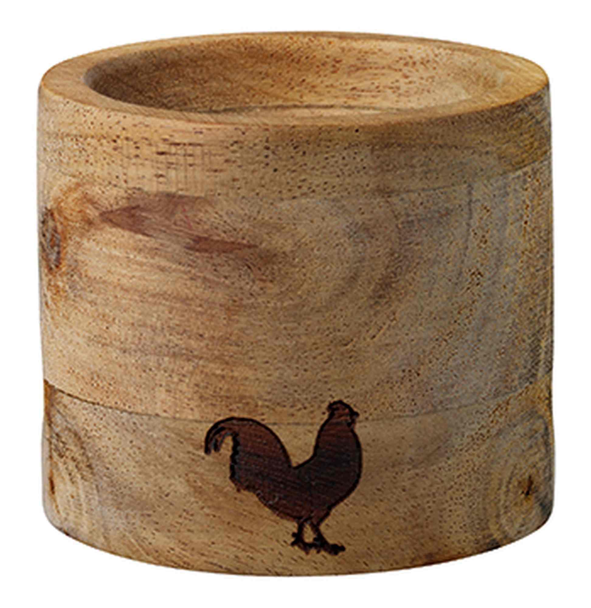 räder Dining Eierbecher-Set rund Hahn Akazienholz 0012342