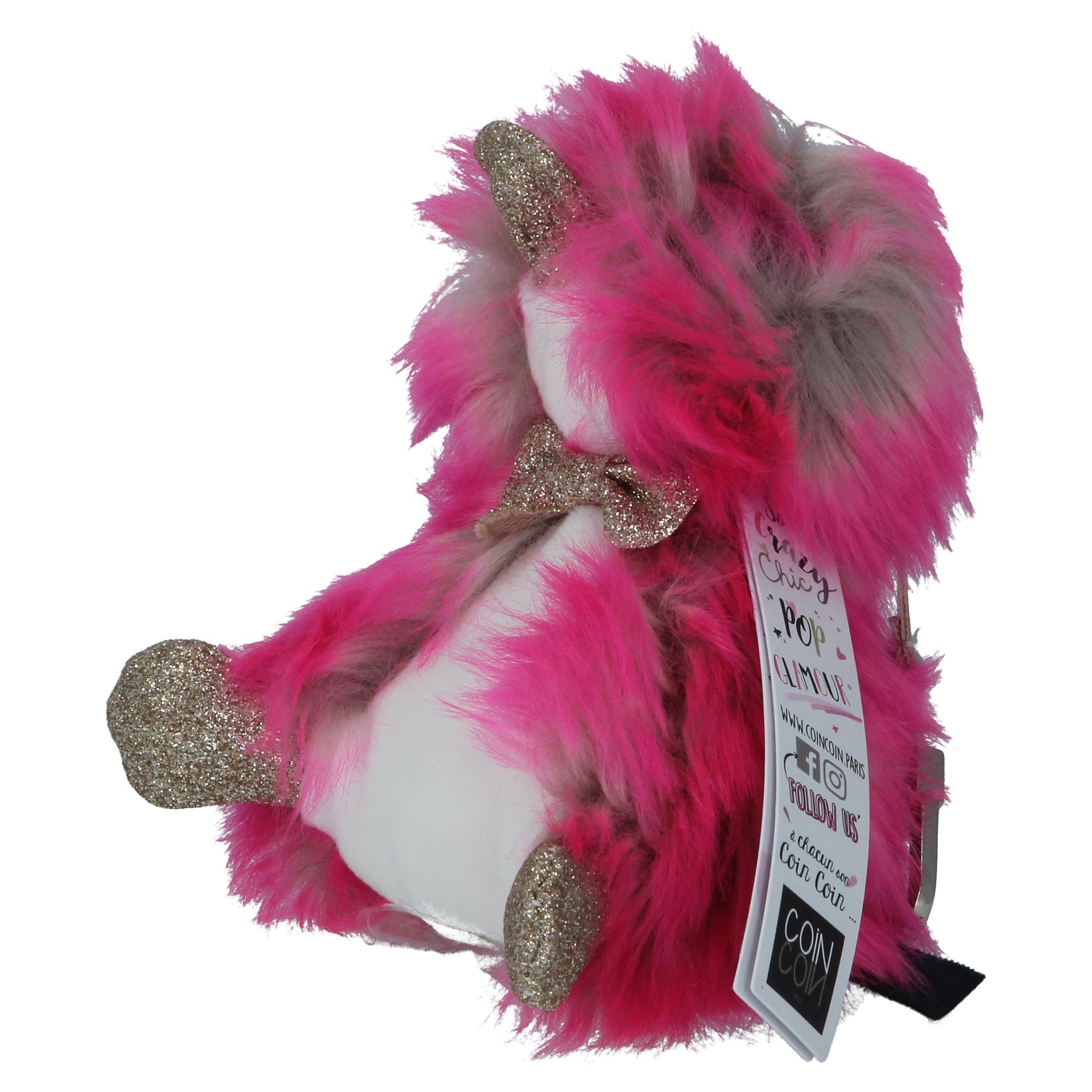 DouDou et Compagnie CoinCoin Schlüsselanhänger Ente Rose Lollipop
