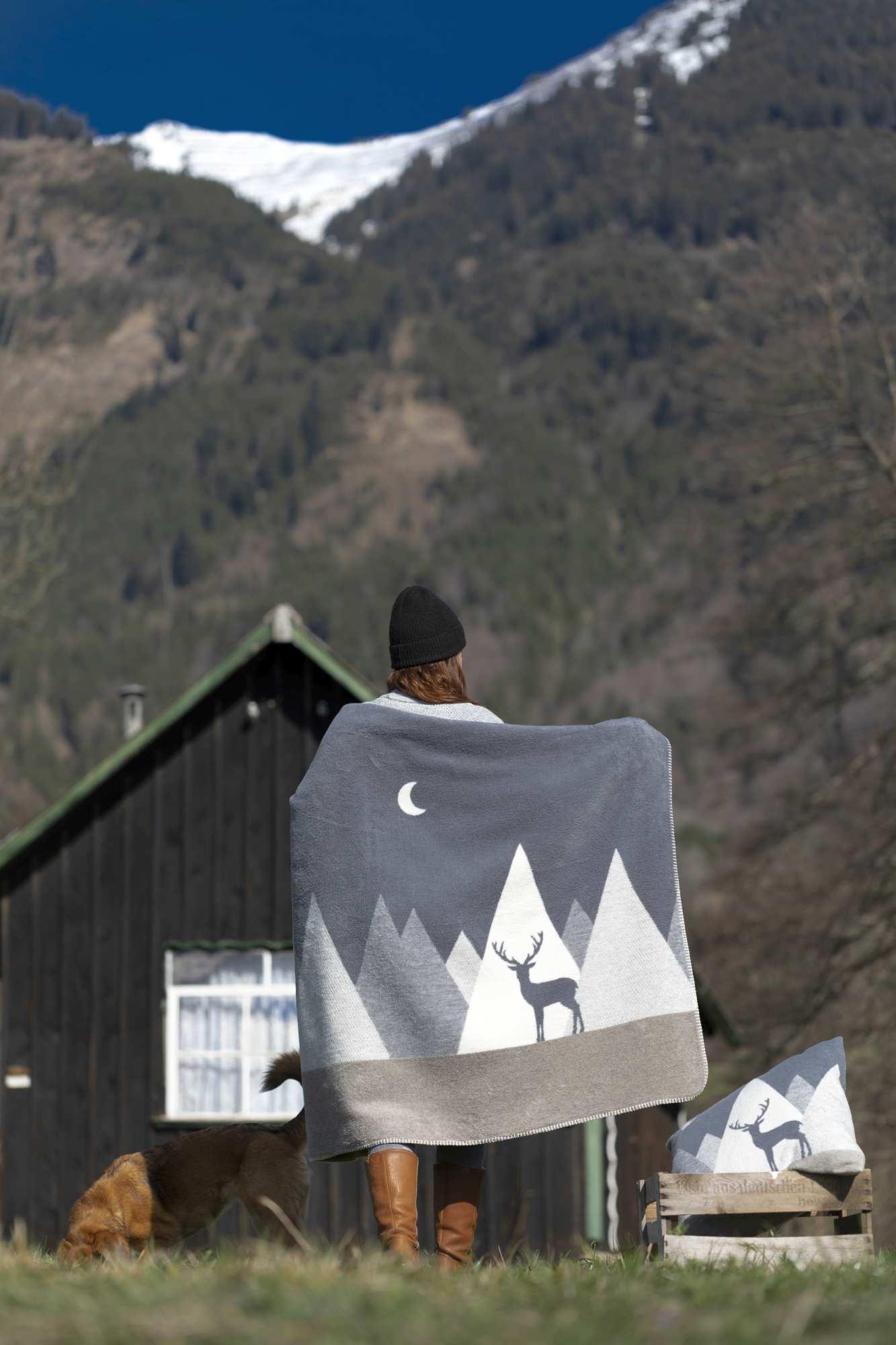 Fussenegger Kissenbezug Silvretta Berge Modern grau Fussenegger Kissenbezug Silvretta Berge Modern grau
