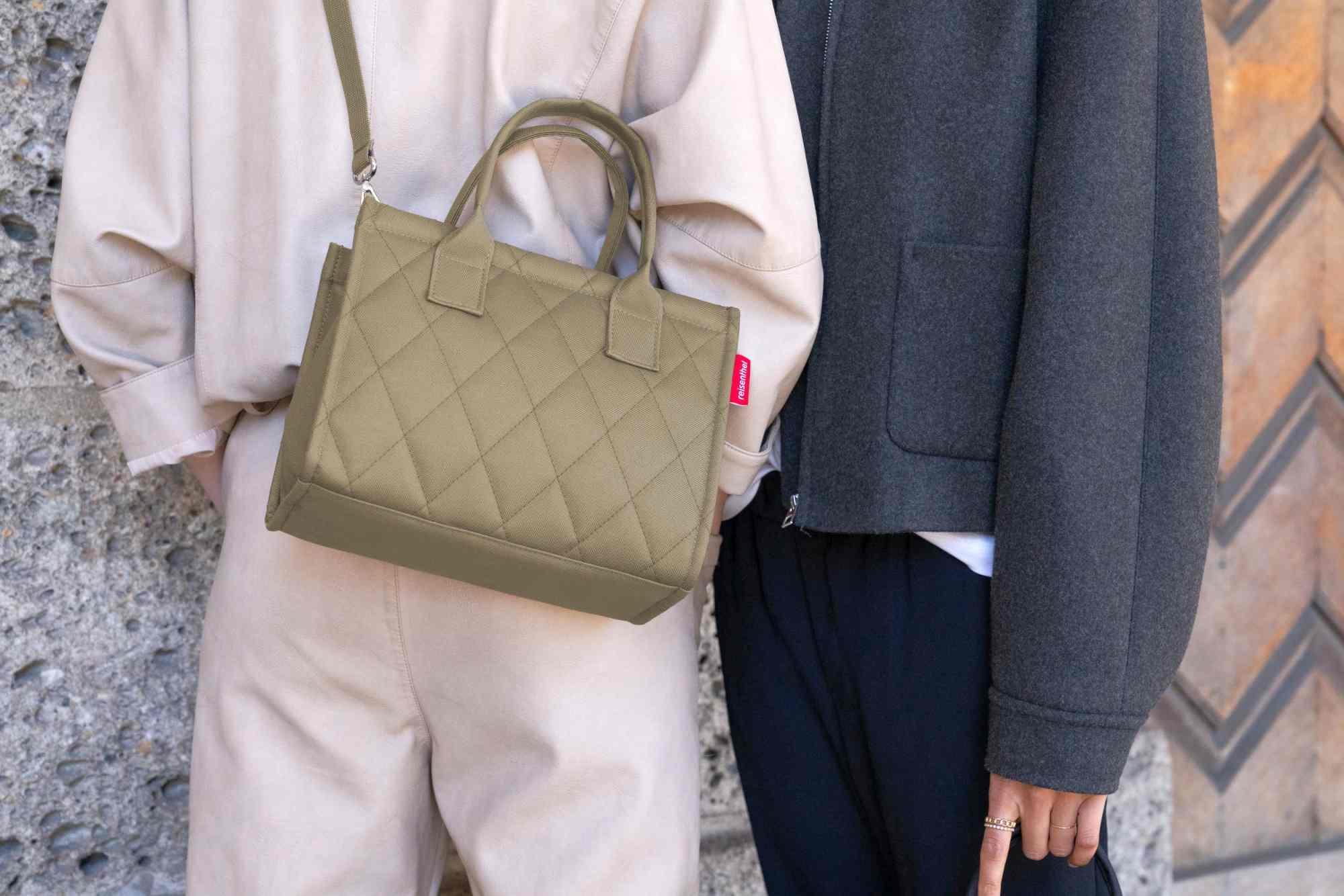 reisenthel Handtasche daily shopper XS Rhombus Olive GN5046