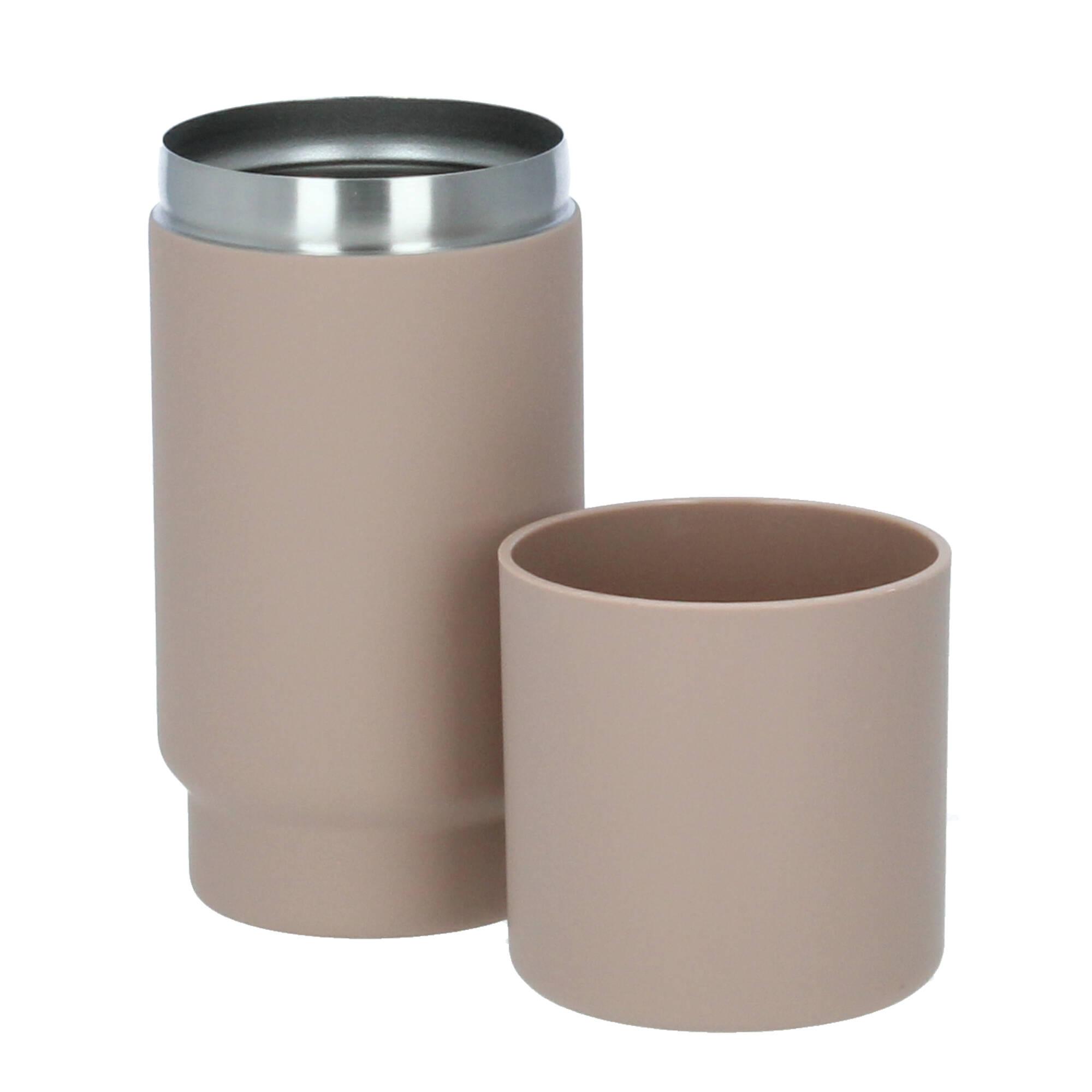 Zone Cocktail Shaker Rocks Edelstahl 550 ml matt rosa
