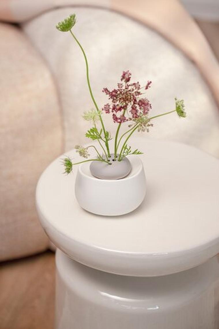 räder Vase Blumenschale Hoch Porzellan grau 0018713 räder Vase Blumenschale Hoch Porzellan grau 0018713
