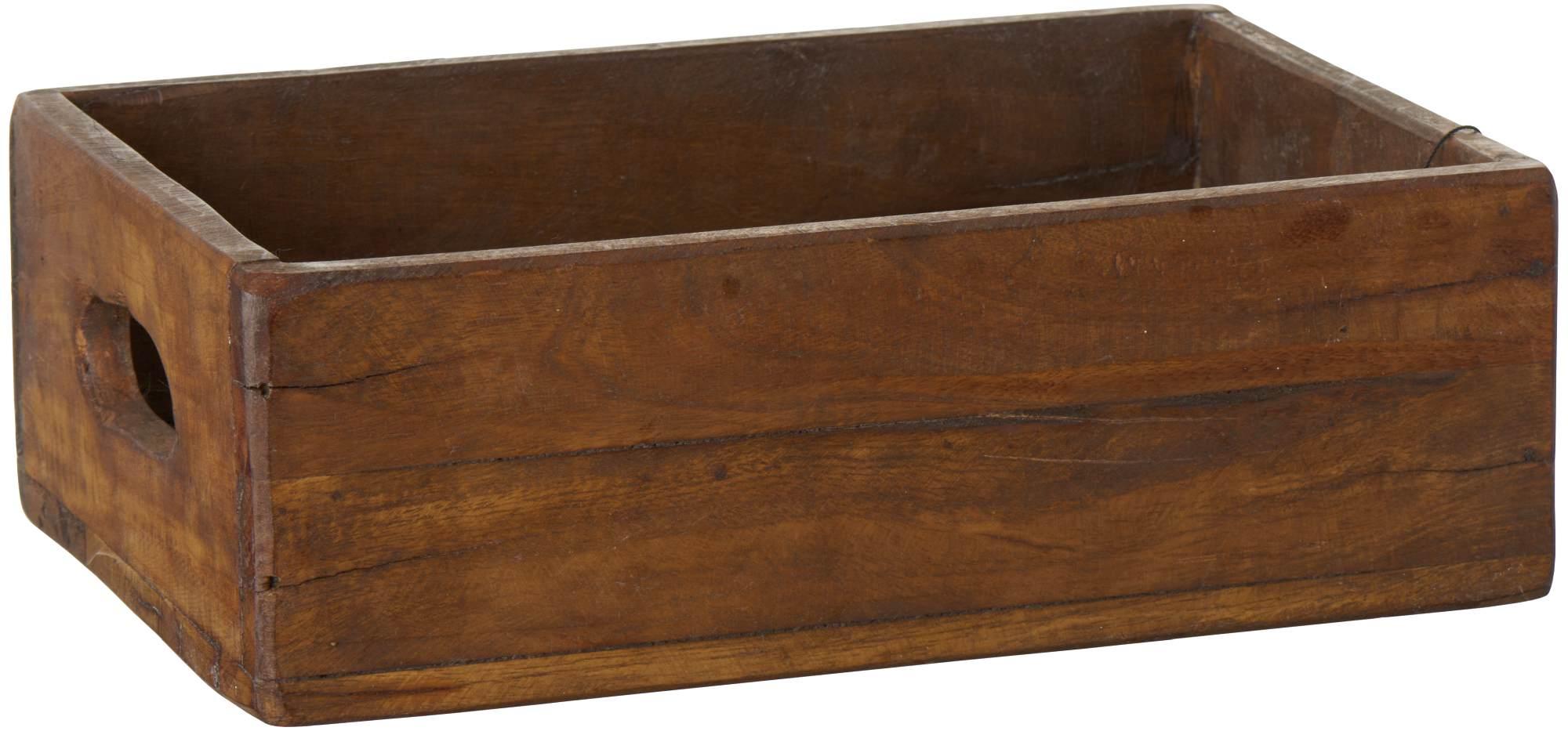 IB Laursen Kiste mit mit Griff Holz Unikat Upcycling 2190-00