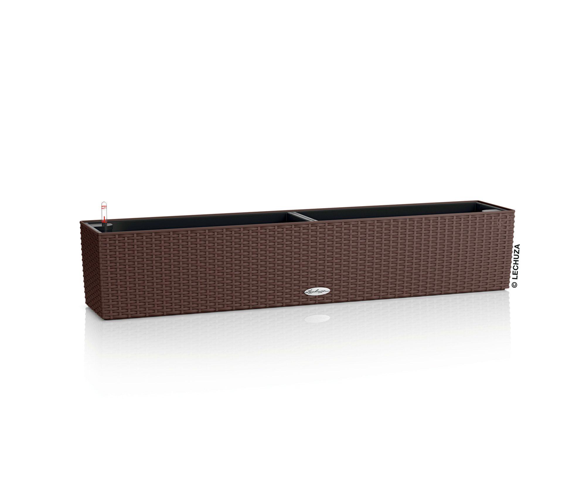 Lechuza Blumenkasten Balconera Cottage 100 Mokka Braun 15912 Lechuza Blumenkasten Balconera Cottage 100 Mokka Braun 15912