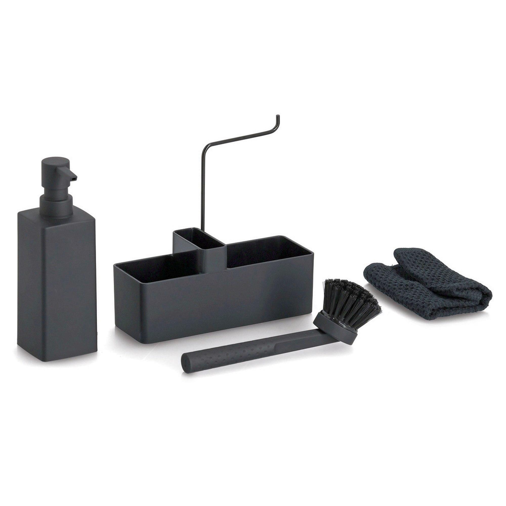 Zeller Spülbecken-Organizer Kunststoff schwarz 26495