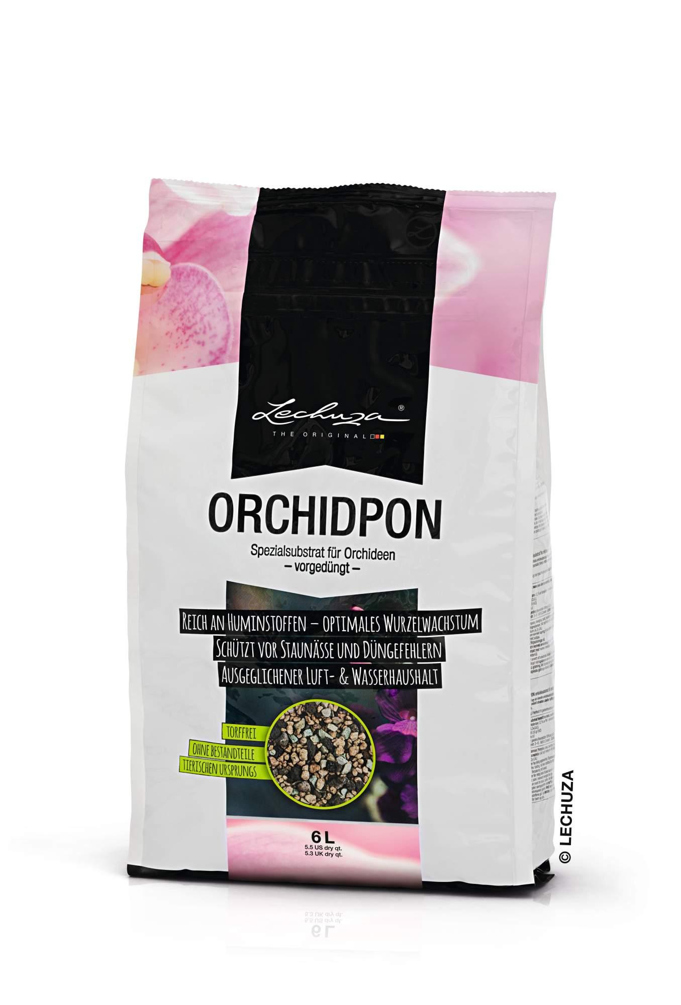 Lechuza Pon Substrat Orchidpon 6 L Orchideen 19581