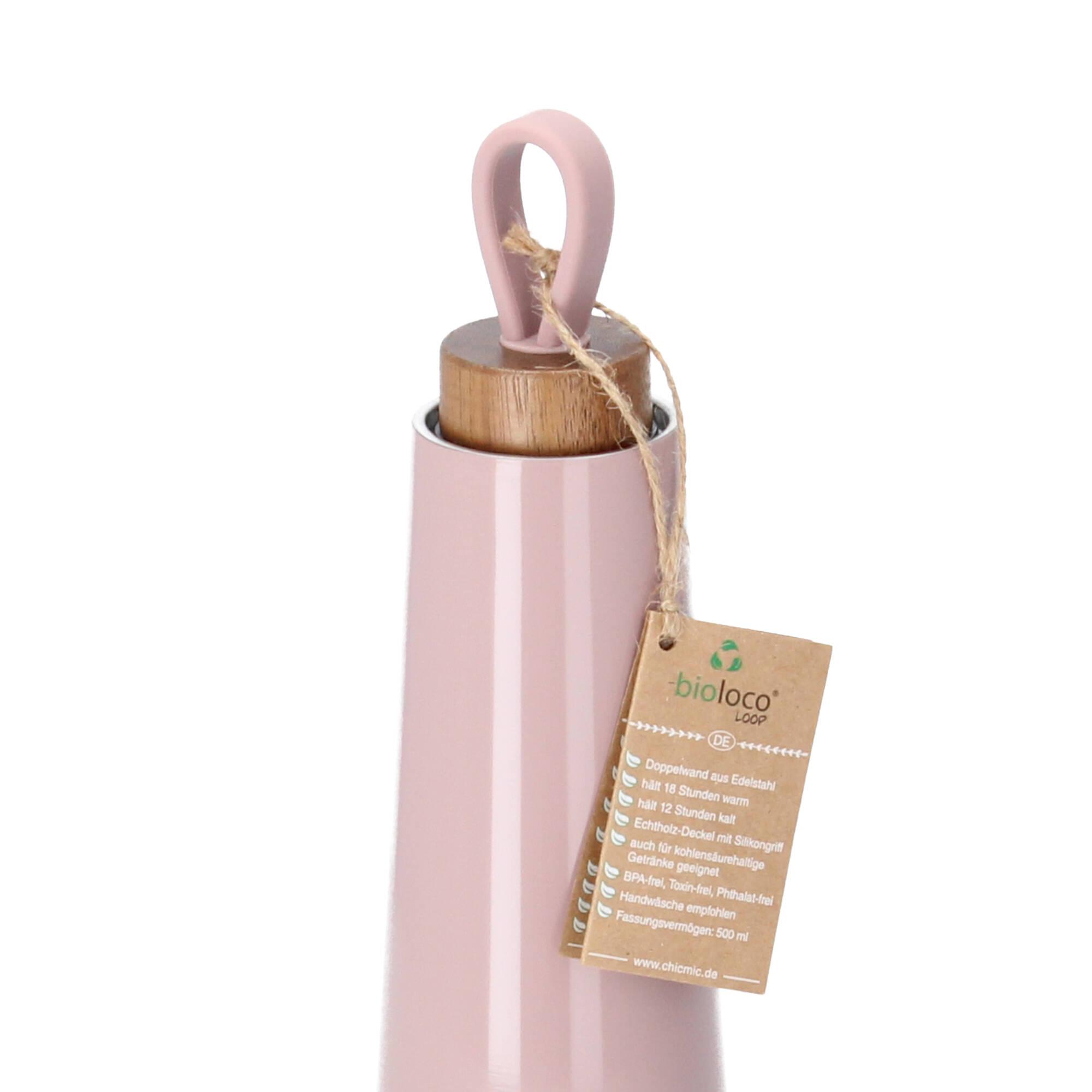 chic.mic bioloco loop Isolierflasche Thermosflasche dusty rose chic.mic bioloco loop Isolierflasche Thermosflasche dusty rose