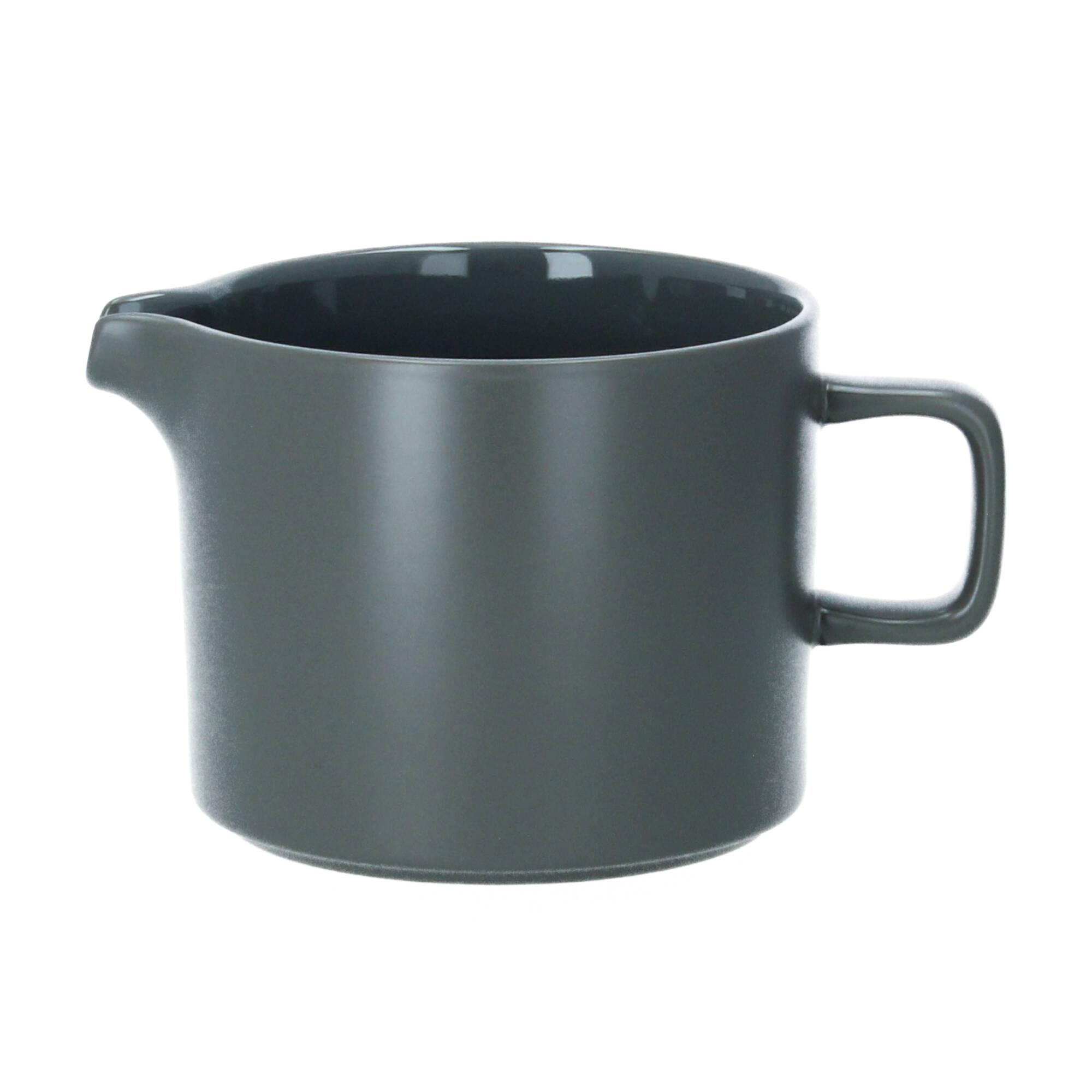 blomus Pilar Kanne 1 L Keramik pewter zinngrau