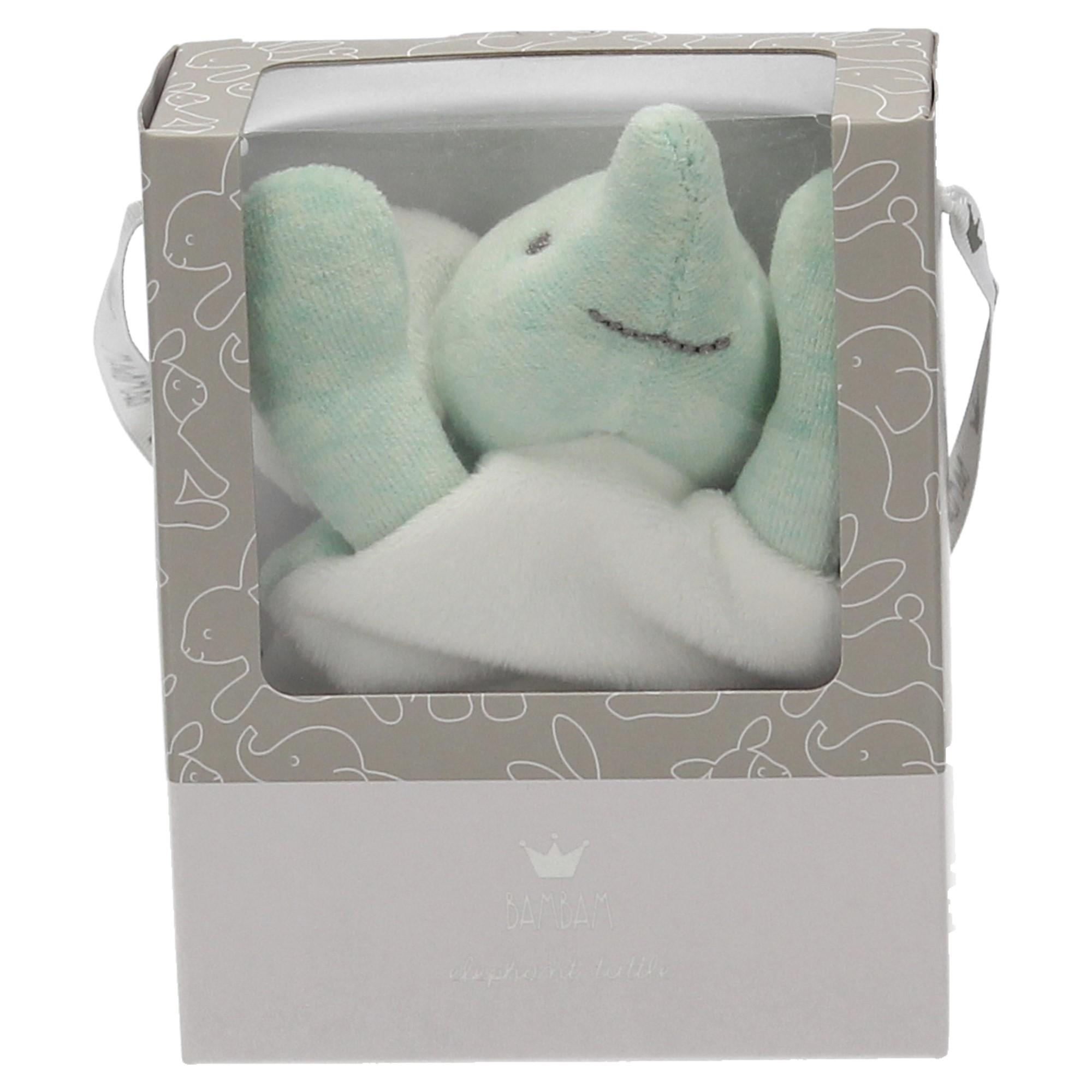 BamBam Geschenkbox Schmusetuch Elefant türkis BamBam Geschenkbox Schmusetuch Elefant türkis