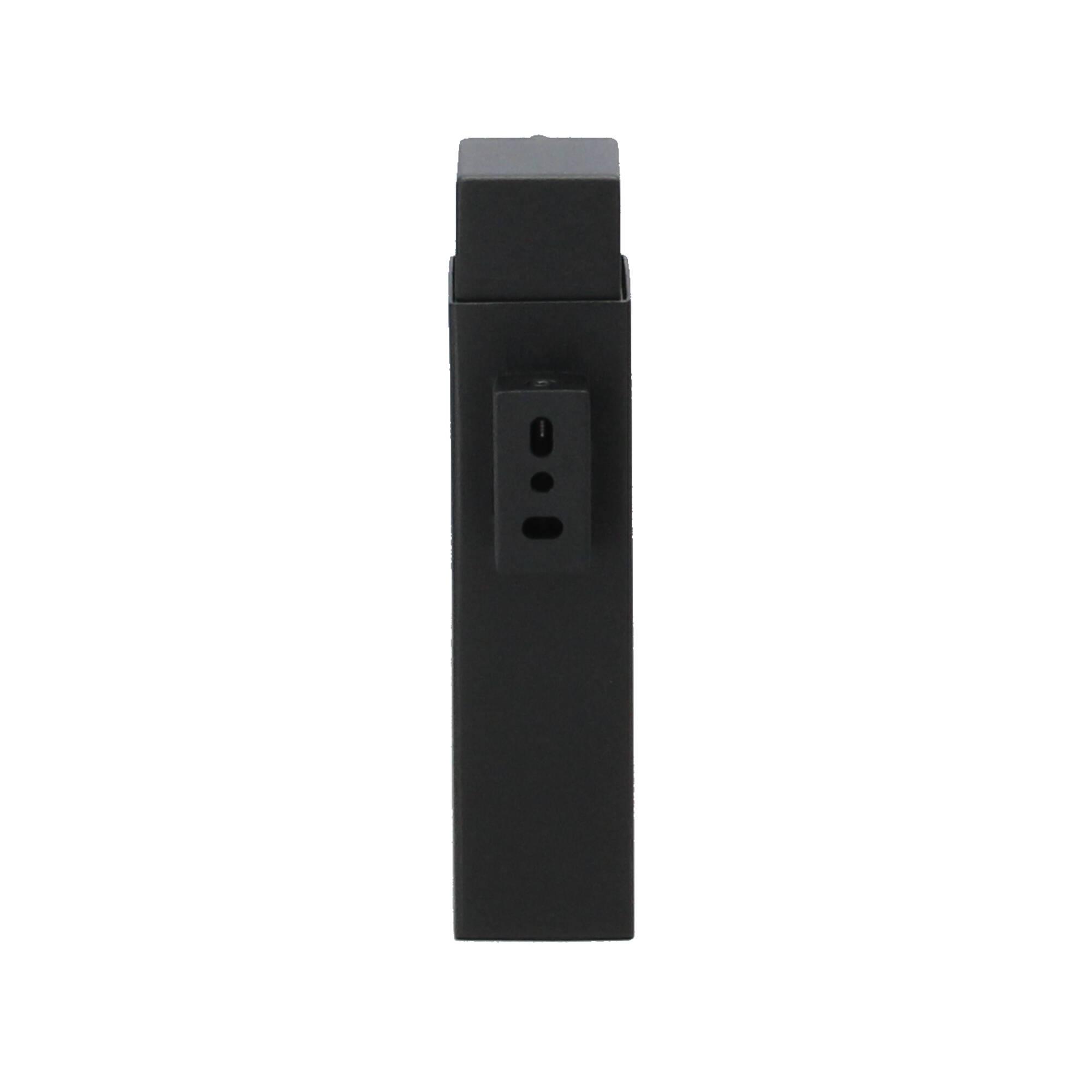 Zack Linea Wand-Seifenspender Lotionsspender 190 ml Edelstahl schwarz