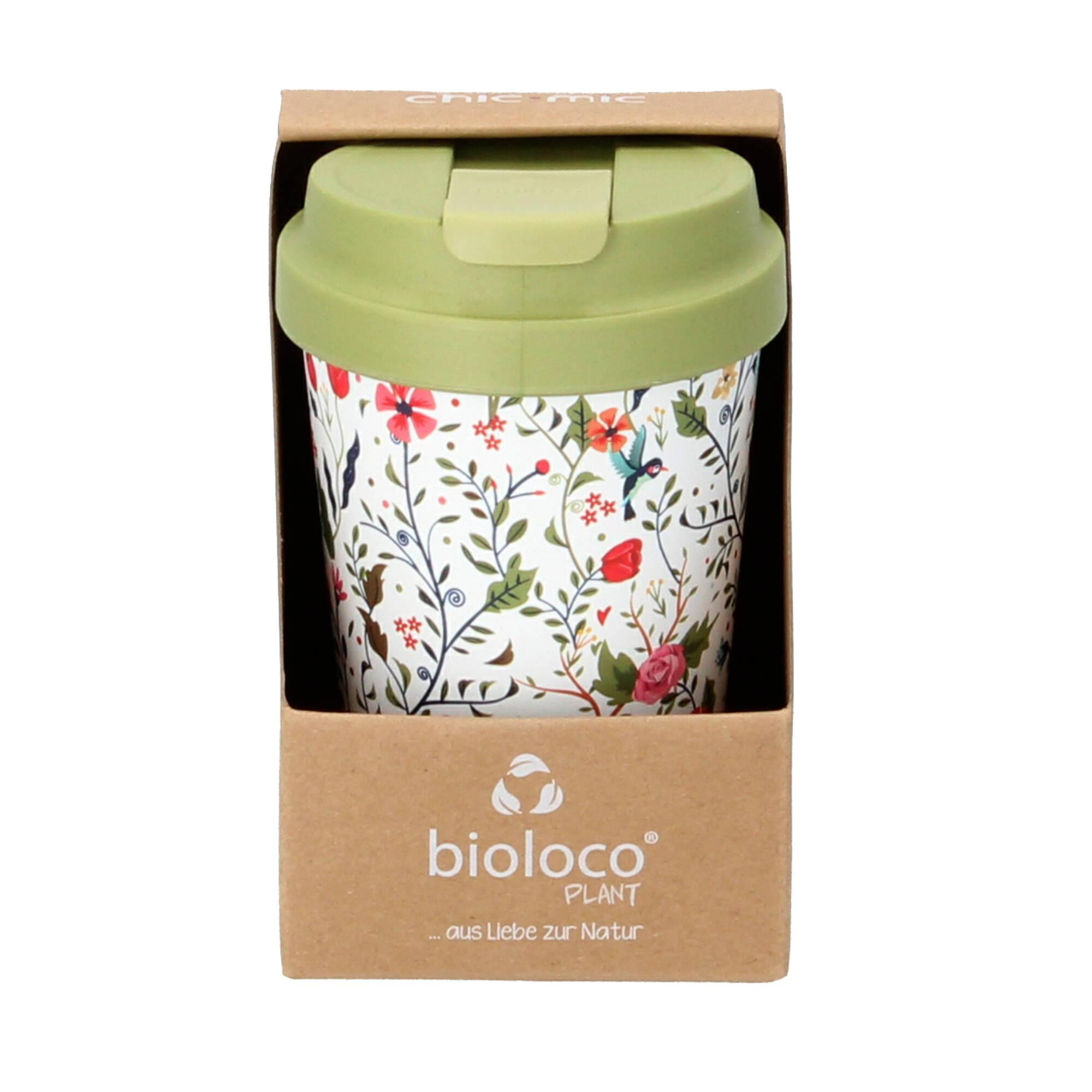chic.mic bioloco plant easy cup Coffee to Go Becher Flowers & Birds
