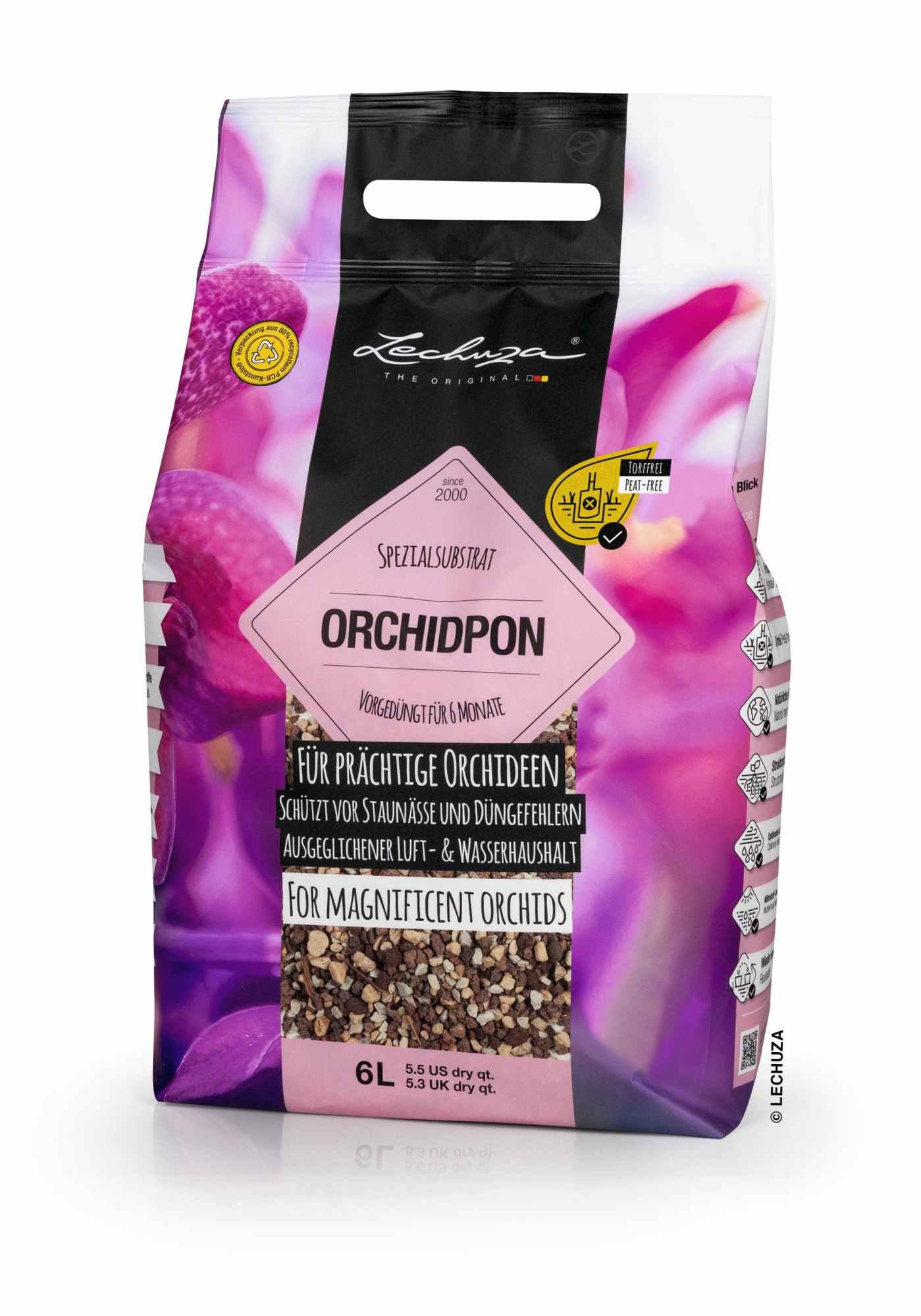 Lechuza Pon Substrat Orchidpon 6 L Orchideen 19581 Lechuza Pon Substrat Orchidpon 6 L Orchideen 19581