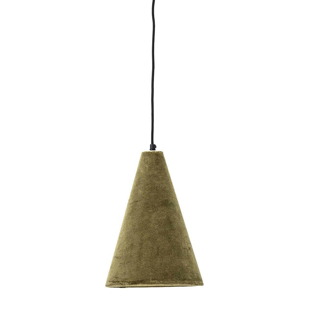 Bloomingville Hängelampe Deckenlampe Baumwolle grün