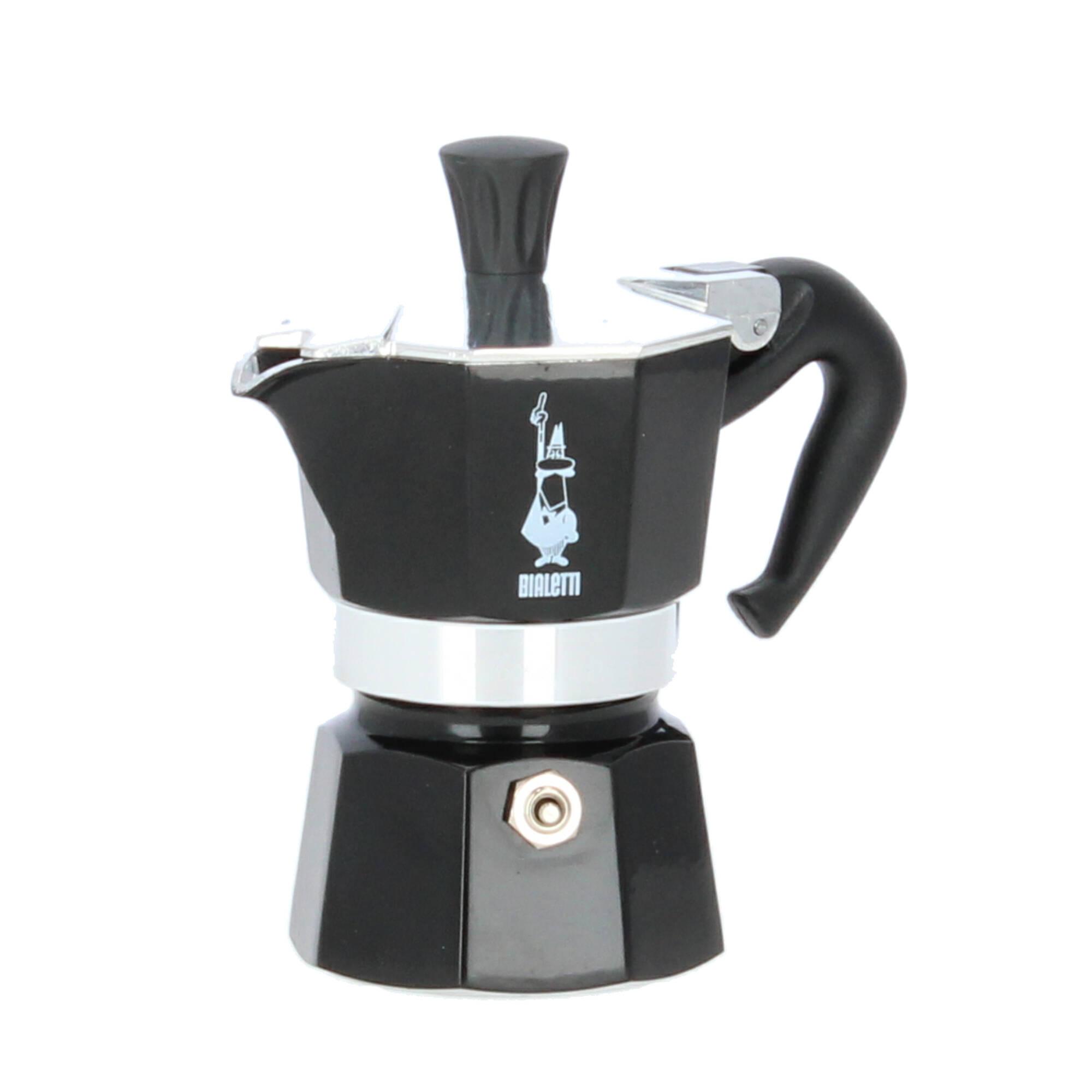 Bialetti Espressokocher Moka Express für 1 Tasse schwarz