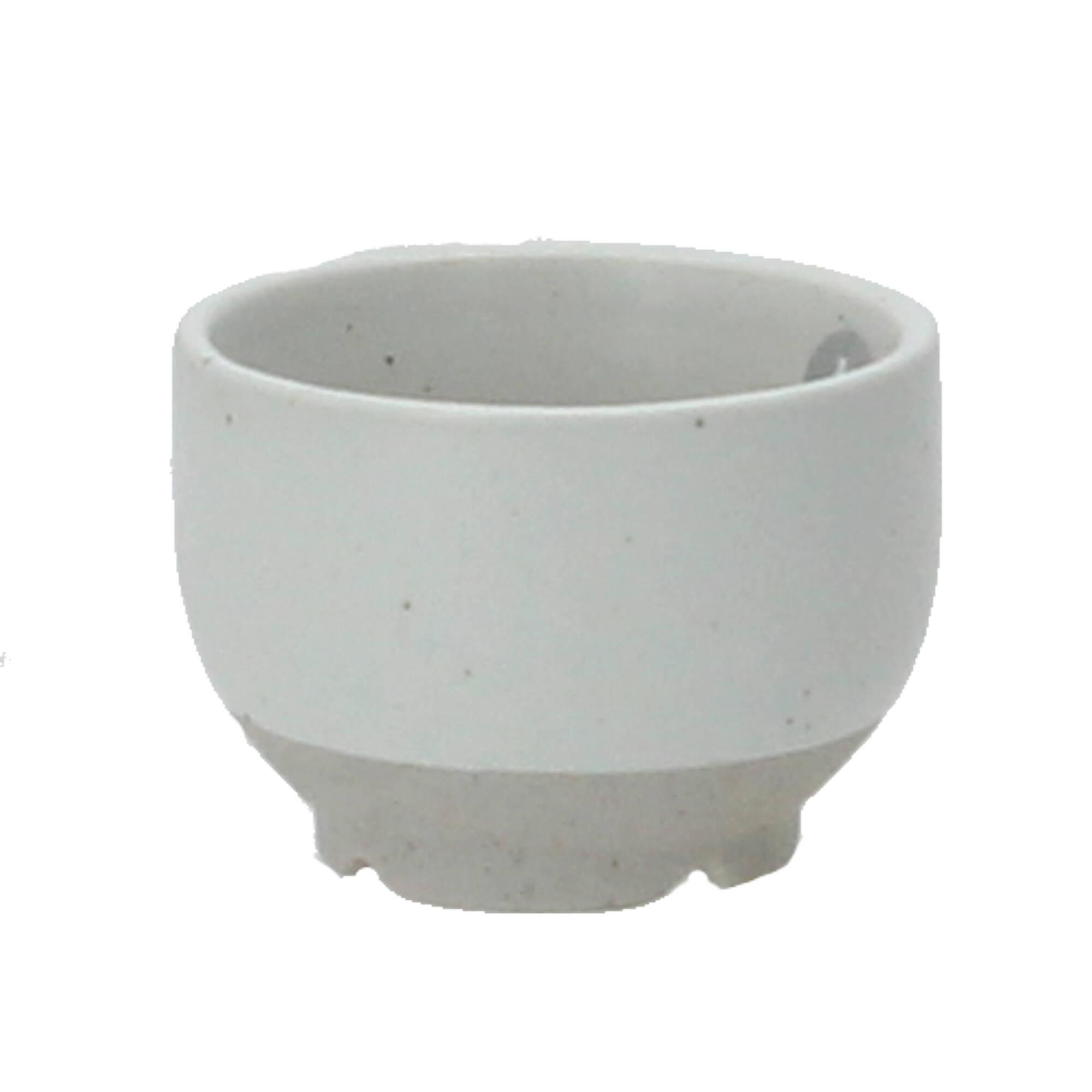 Broste Copenhagen Schale Eli soft light grey 5 cm Marmeladenschale Eierbecher