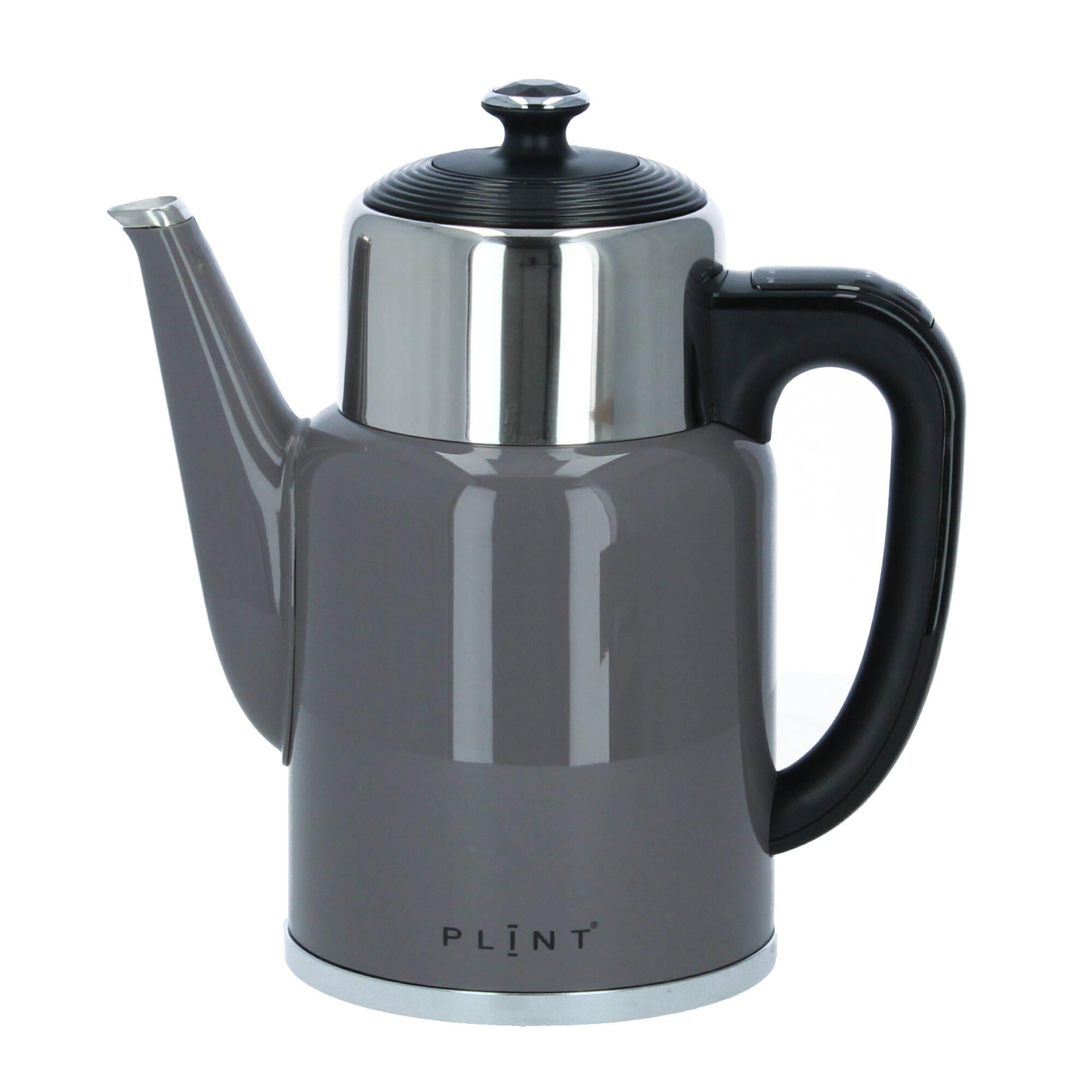 Plint Wasserkocher Retro almost black schiefergrau 1,7l