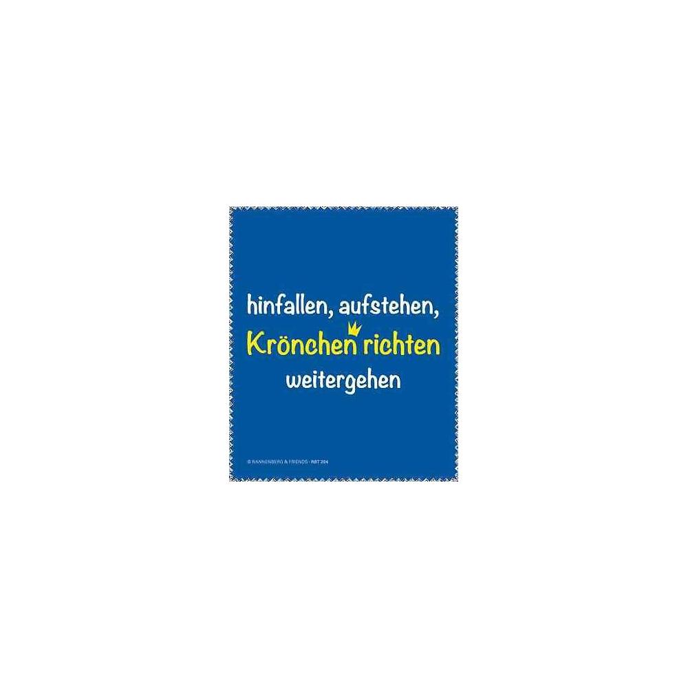 Rannenberg & Friends Brillenputztuch Microfaser Krönchen richten Rannenberg & Friends Brillenputztuch Microfaser Krönchen richten