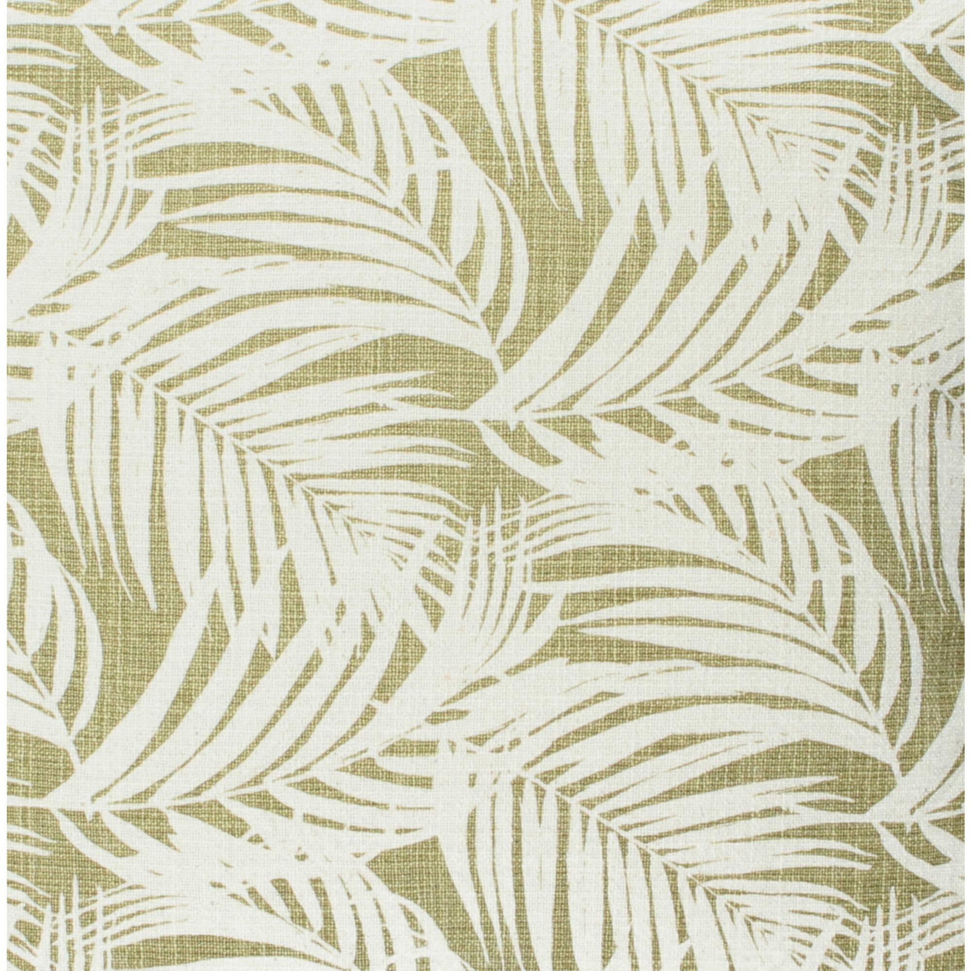 Bloomingville Kissen Isser 45x45 cm Blätter Quasten grün Bloomingville Kissen Isser 45x45 cm Blätter Quasten grün