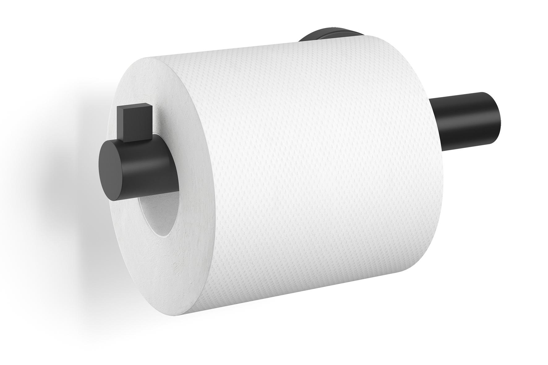 Zack SCALA Toilettenpapierhalter Edelstahl pulverbeschichtet schwarz 40850 Zack SCALA Toilettenpapierhalter Edelstahl pulverbeschichtet schwarz 40850