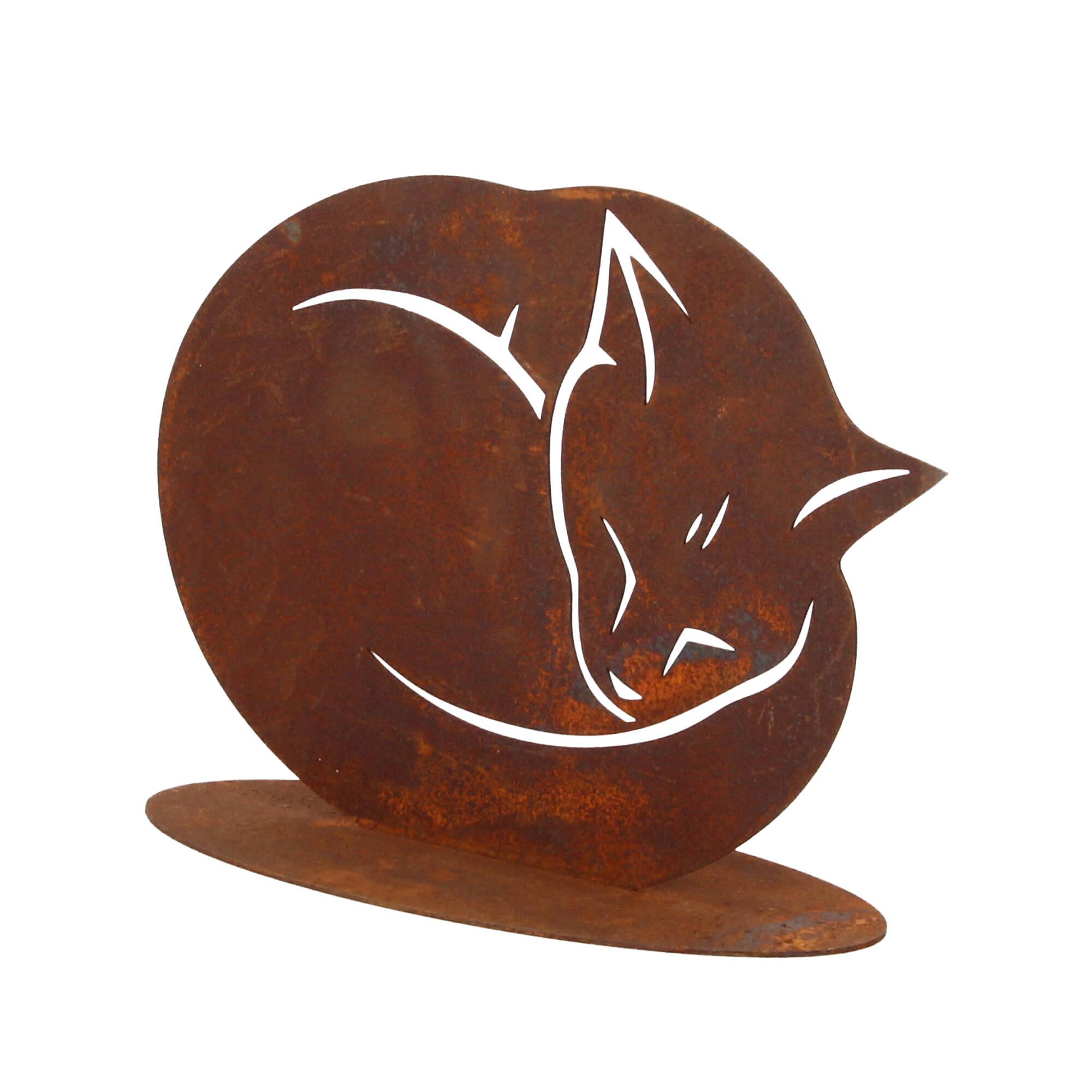 Lünemann Gartendeko Edelrost Katze 25x17cm