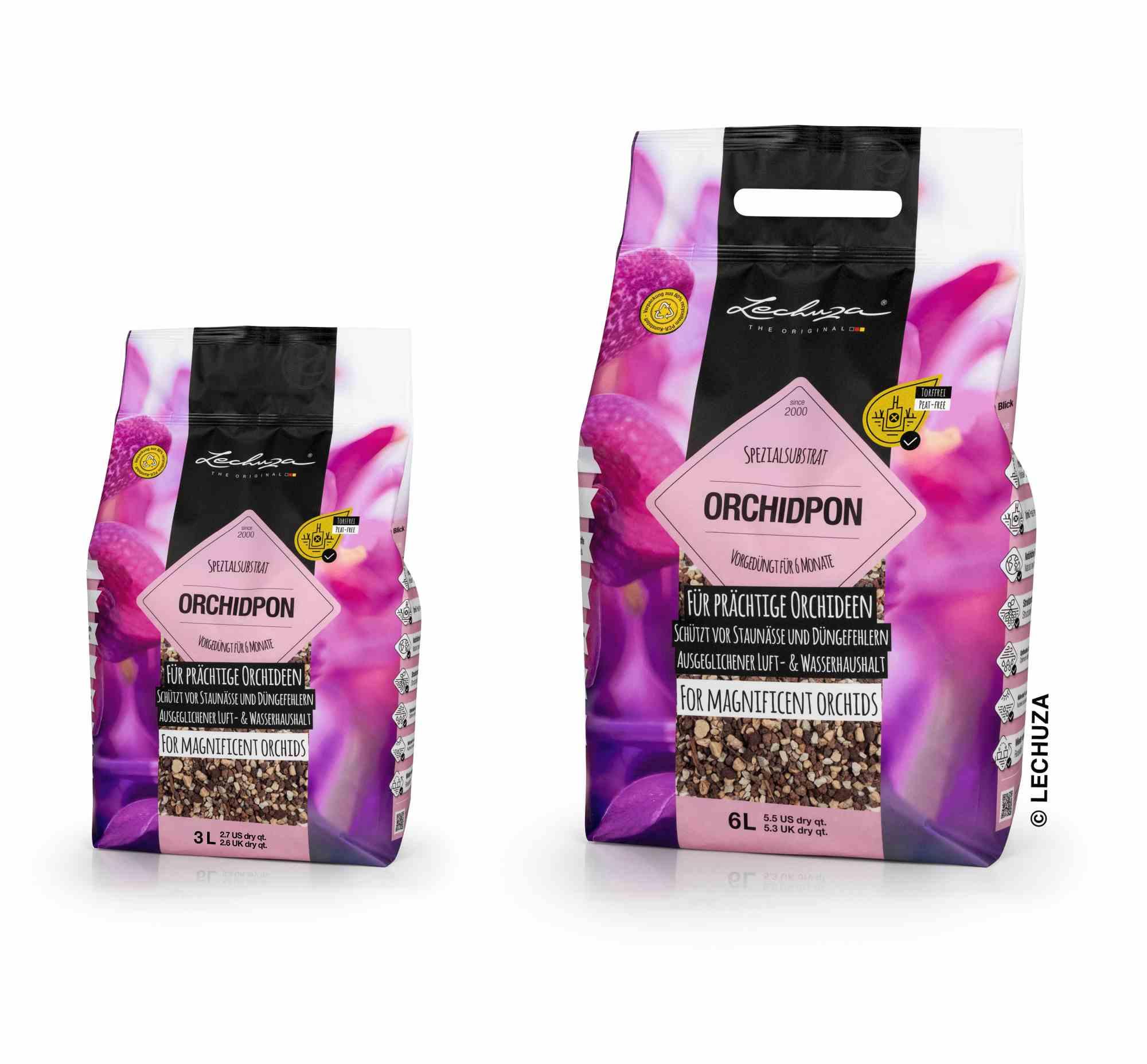 Lechuza Pon Substrat Orchidpon 3 L Orchideen
