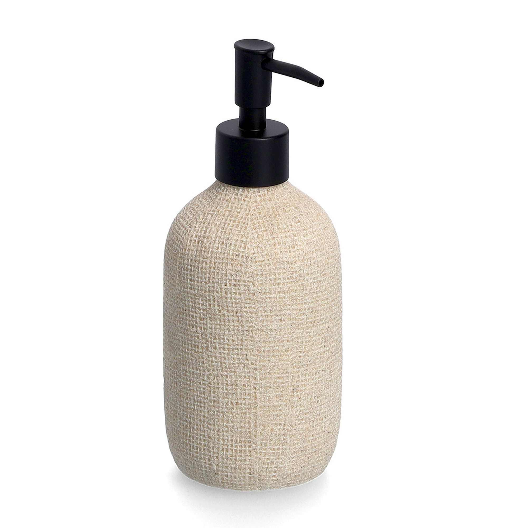 Zeller Seifenspender Natural Polyresin beige 18931