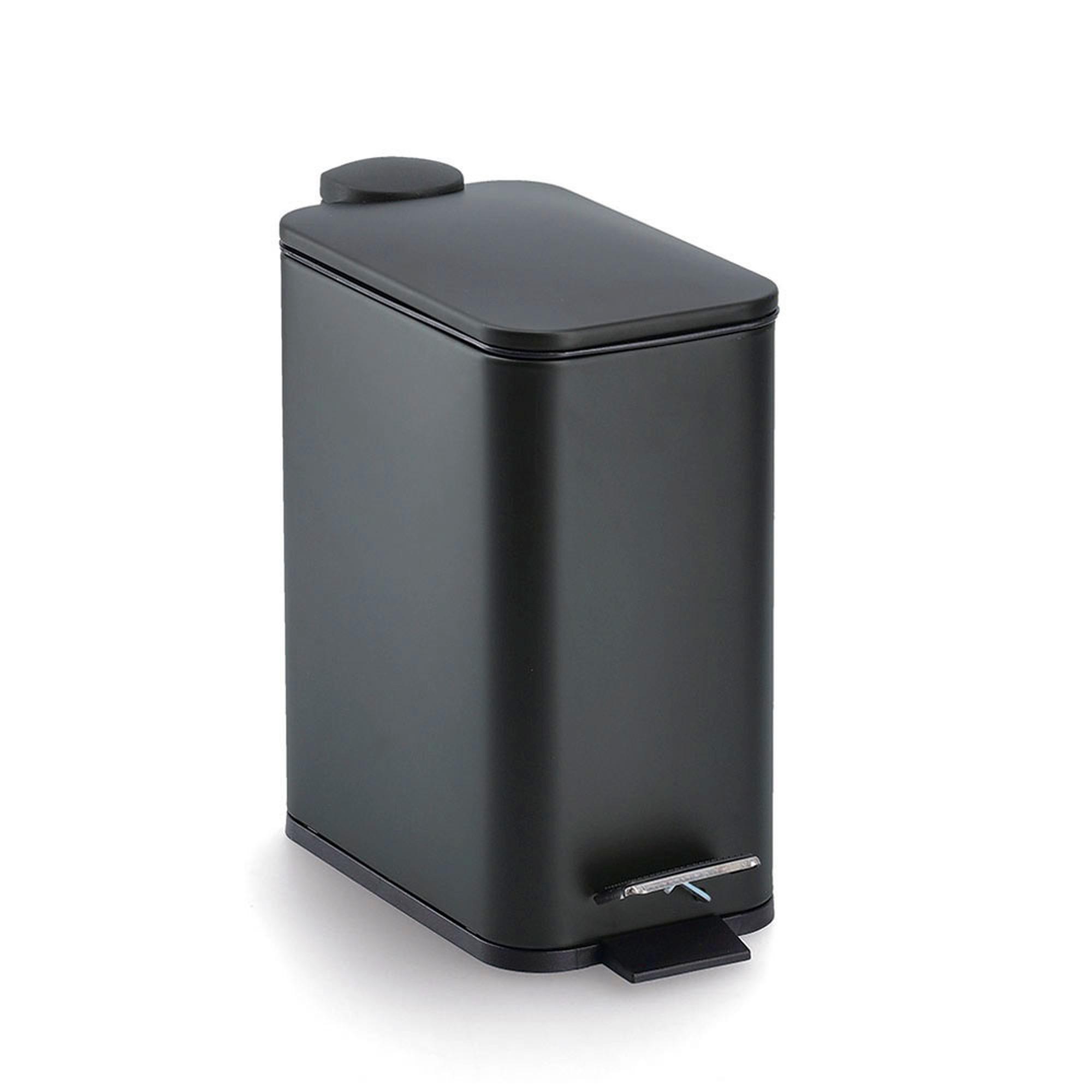 Zeller Treteimer 5L schwarz 28,3x14x29cm 18962 Zeller Treteimer 5L schwarz 28,3x14x29cm 18962
