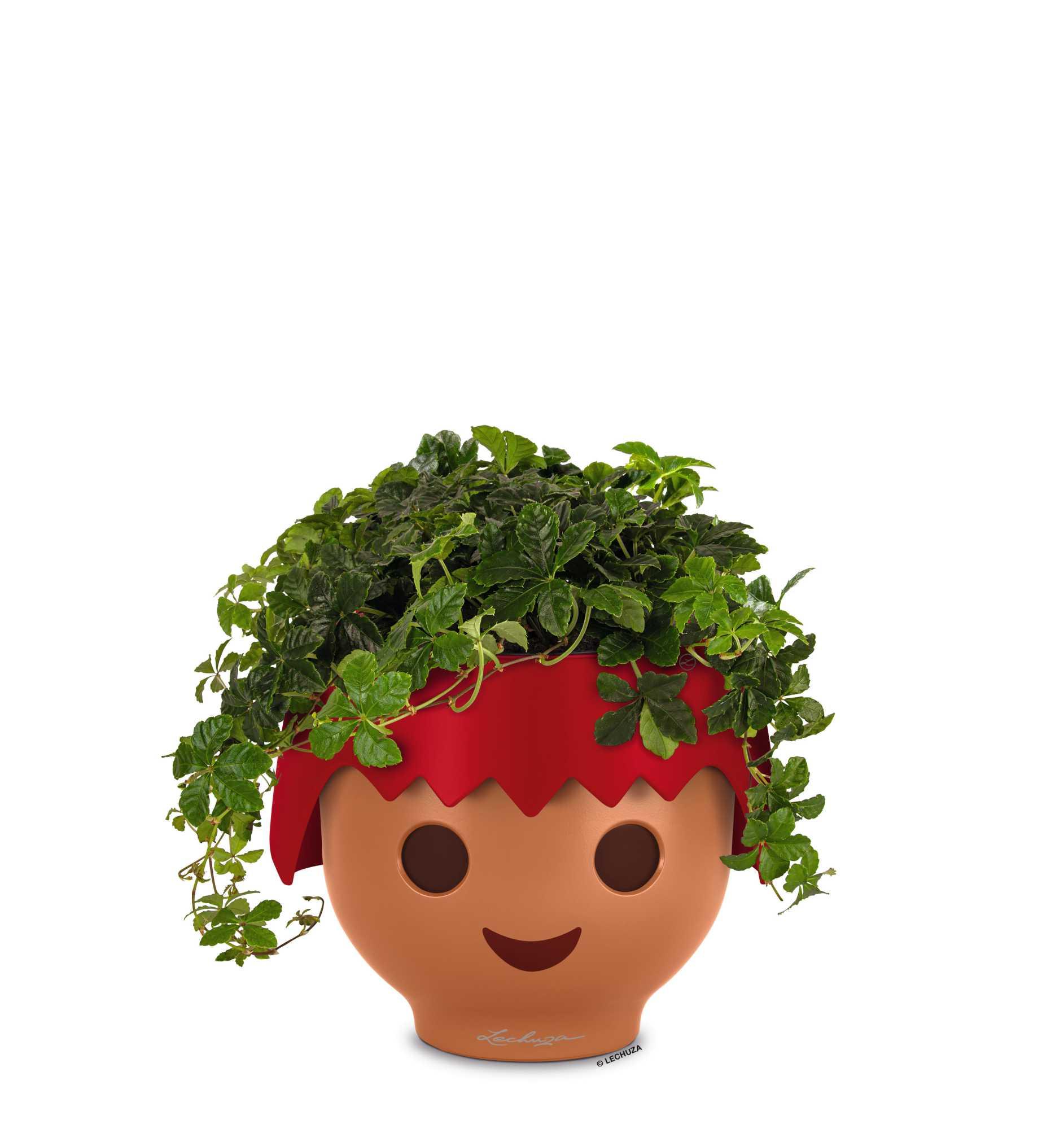 Lechuza Blumentopf klein OJO fire red rot 19046