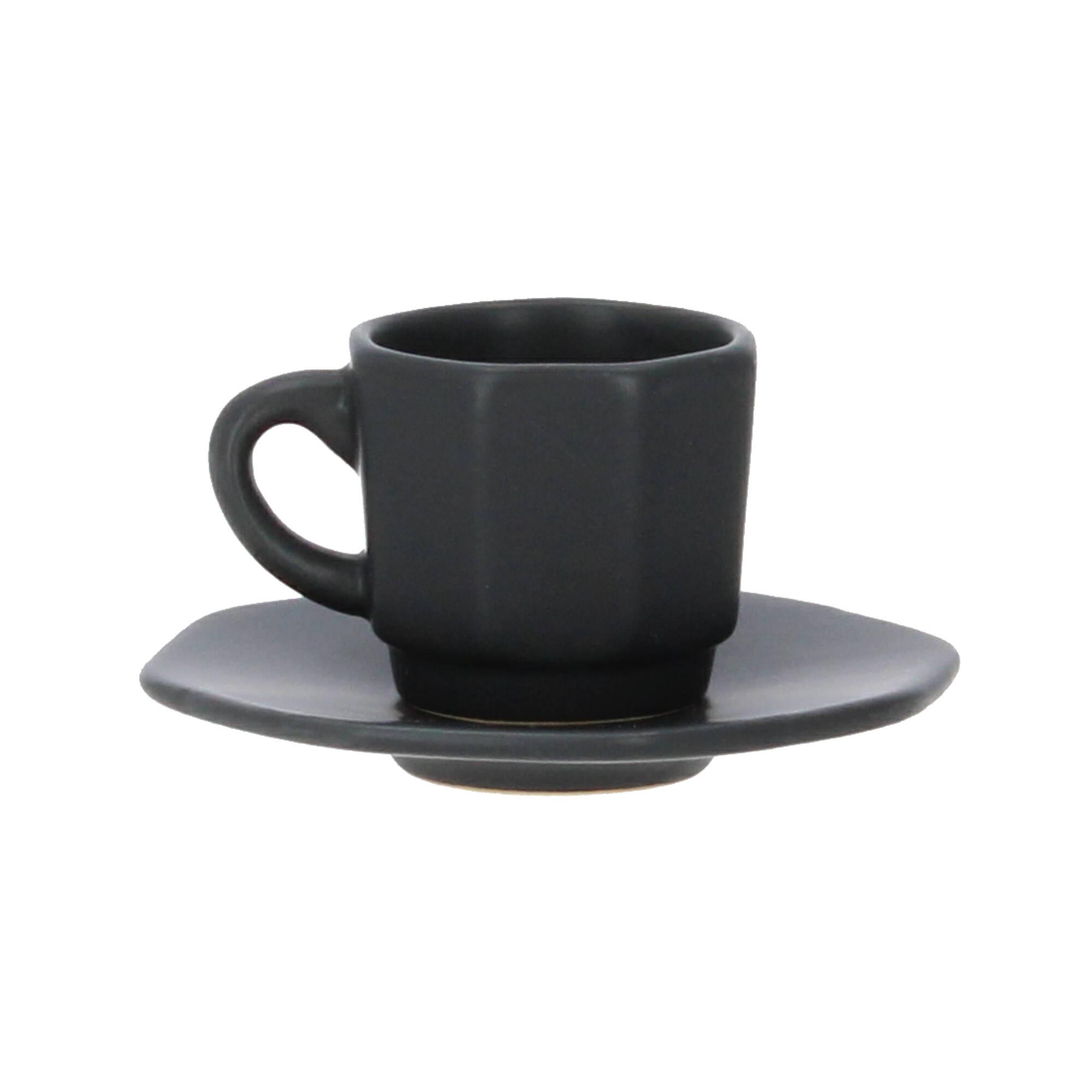 Bialetti Espressotassen-Set schwarz 4-tlg. Bialetti Espressotassen-Set schwarz 4-tlg.