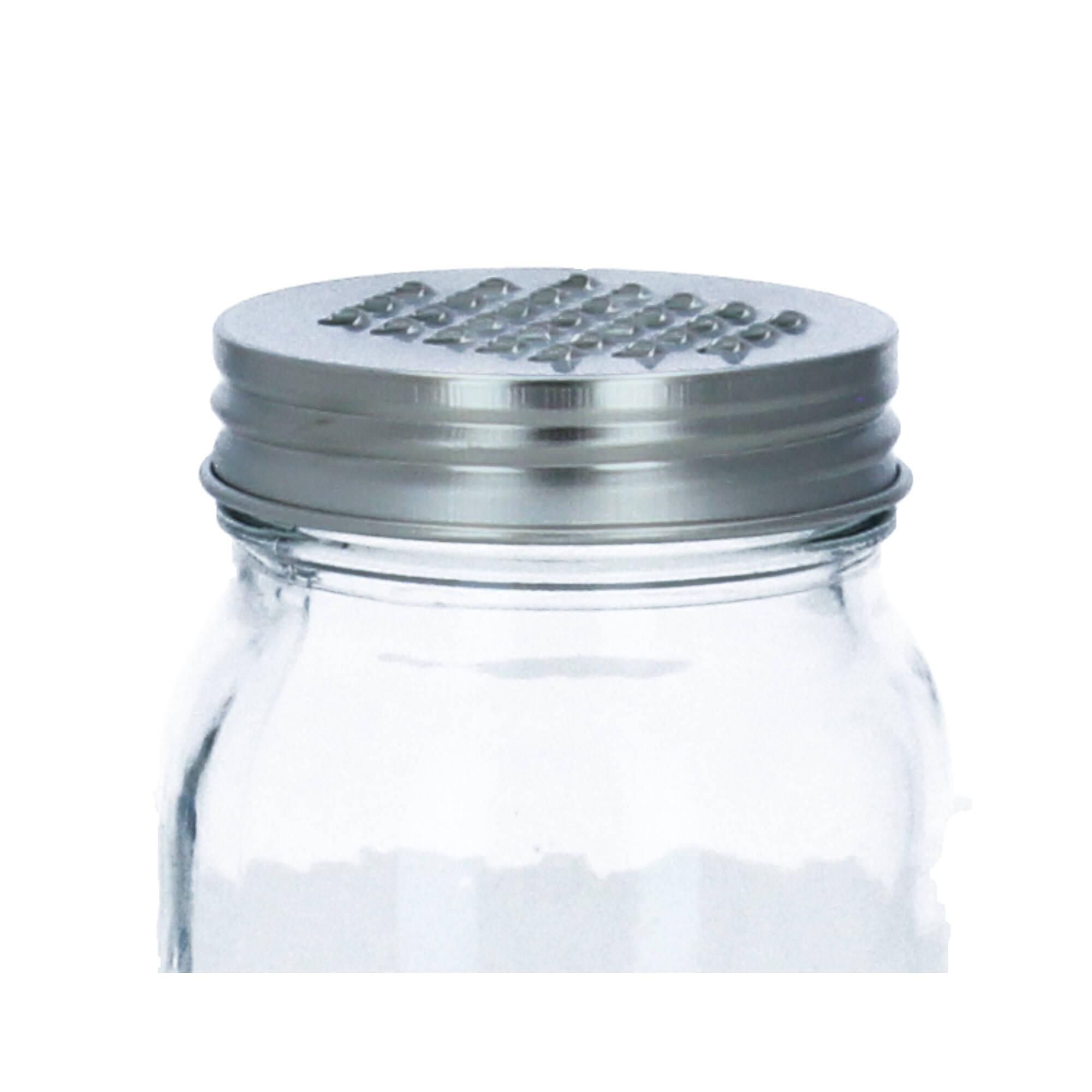Chic Antique Küchenreibe mit Deckel Käsereibe Aufbewahrung Glas