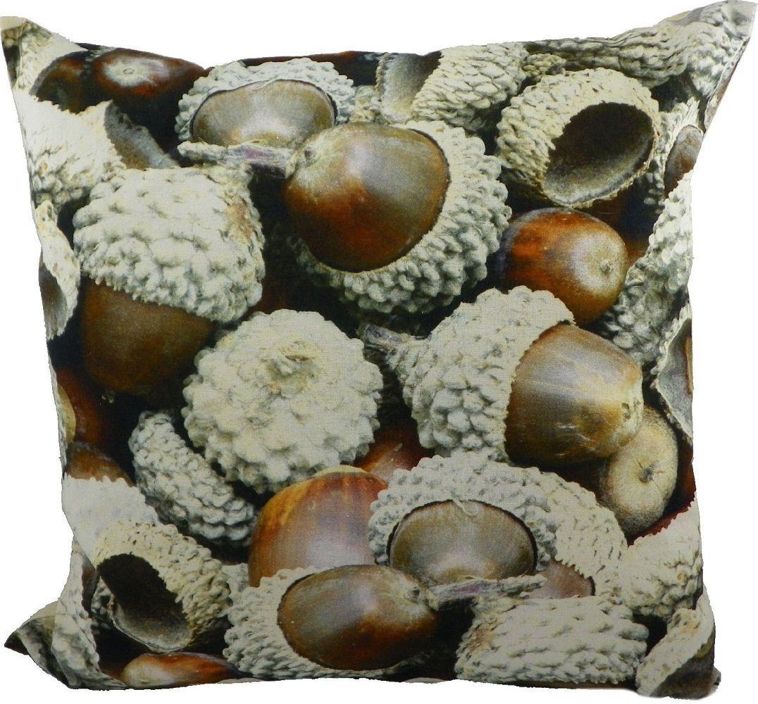 Mars & More Kissen Eicheln - 50 x 50, beige, JIKSHEK