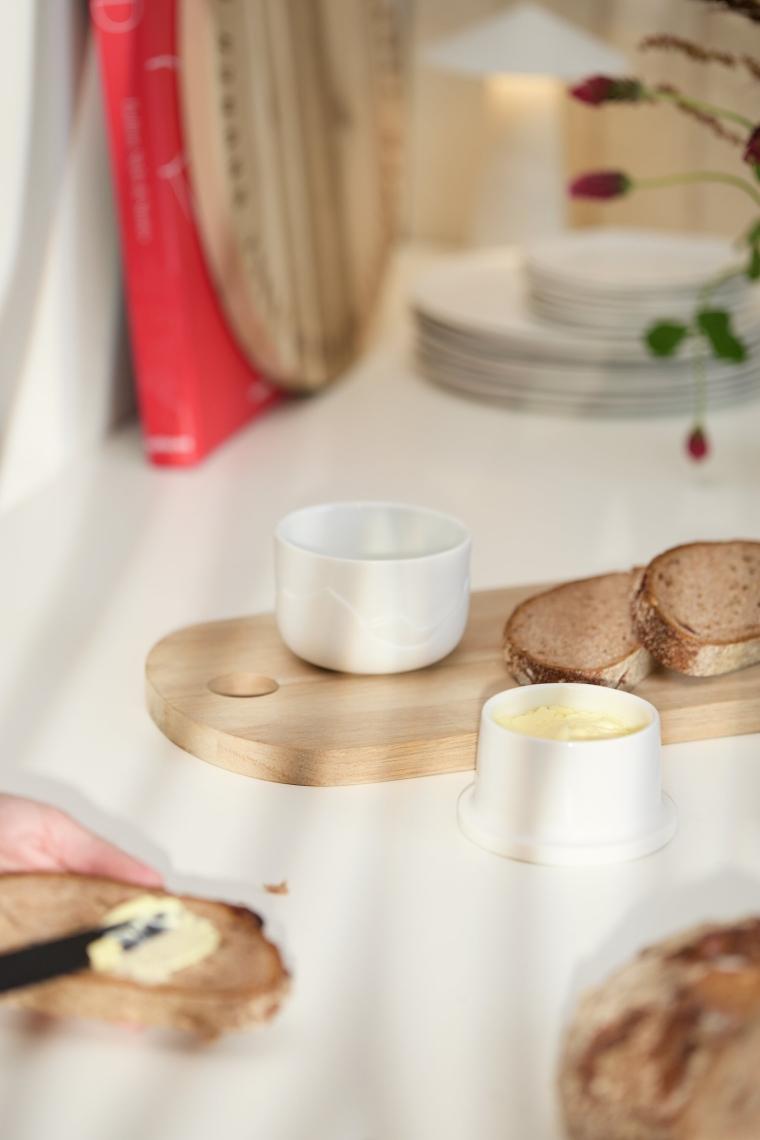 räder Design Butterdose Butterglocke Brotzeit Porzellan D:9,1cm, H:6,7cm