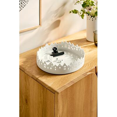 räder Schale Stadtschale groß D27,5cm H7,5cm Porzellan weiß 0092589