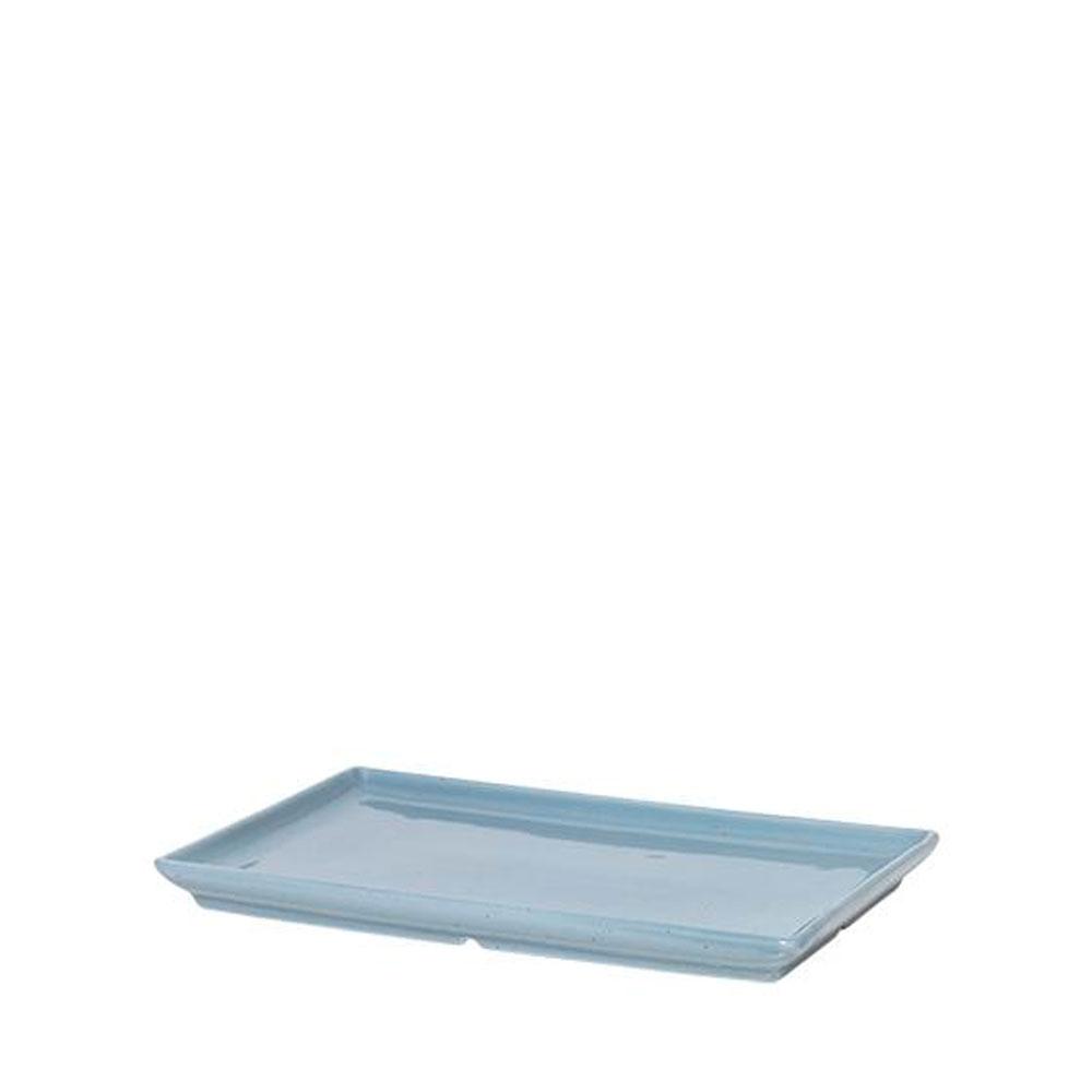 Broste Copenhagen Teller Eli 20x12 cm eckig soft blue Steingut Broste Copenhagen Teller Eli 20x12 cm eckig soft blue Steingut