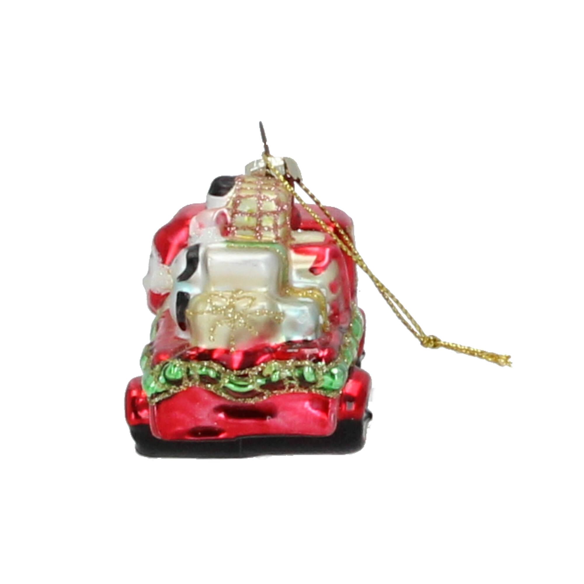 Gehlmann Christbaumschmuck Auto mit Geschenken rot