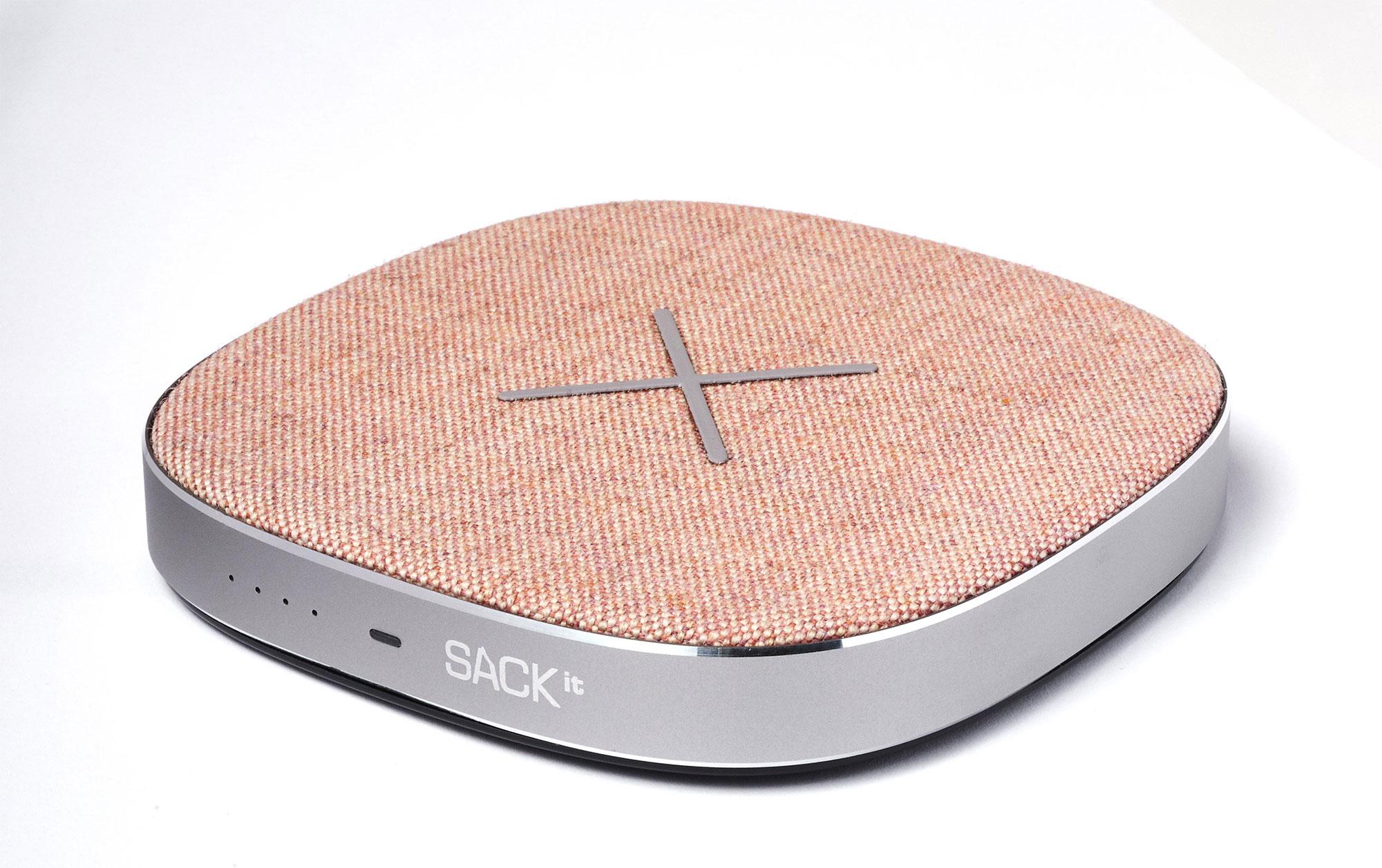 SACKit ChARGEit induktives Ladegerät Powerbank rose SACKit ChARGEit induktives Ladegerät Powerbank rose
