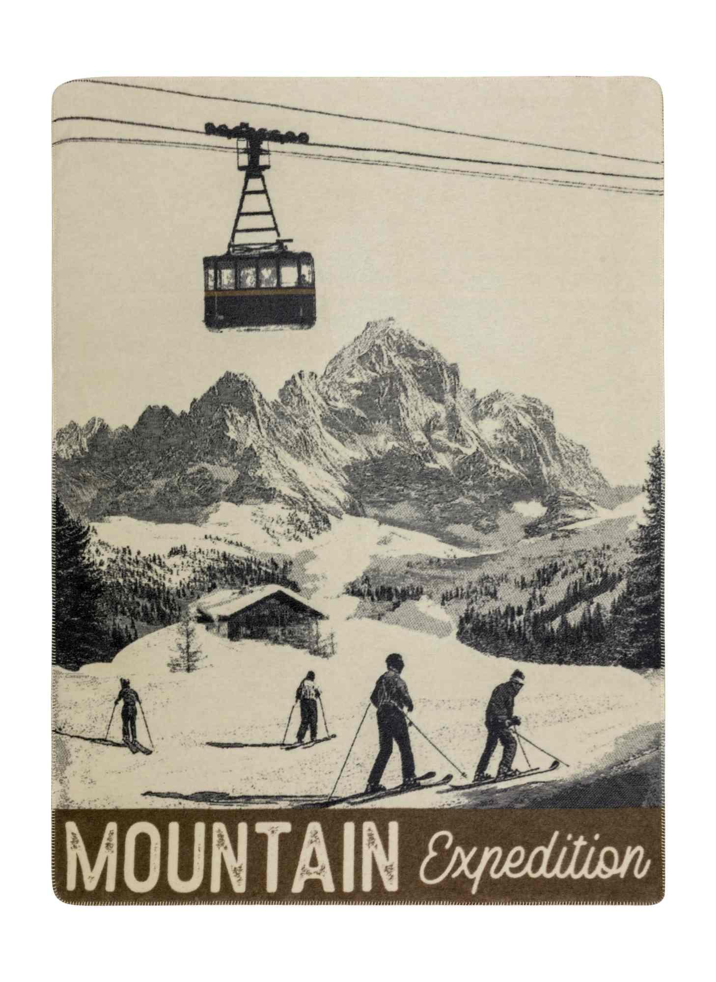 Fussenegger Kuscheldecke SAVONA Mountain Expedition Grau