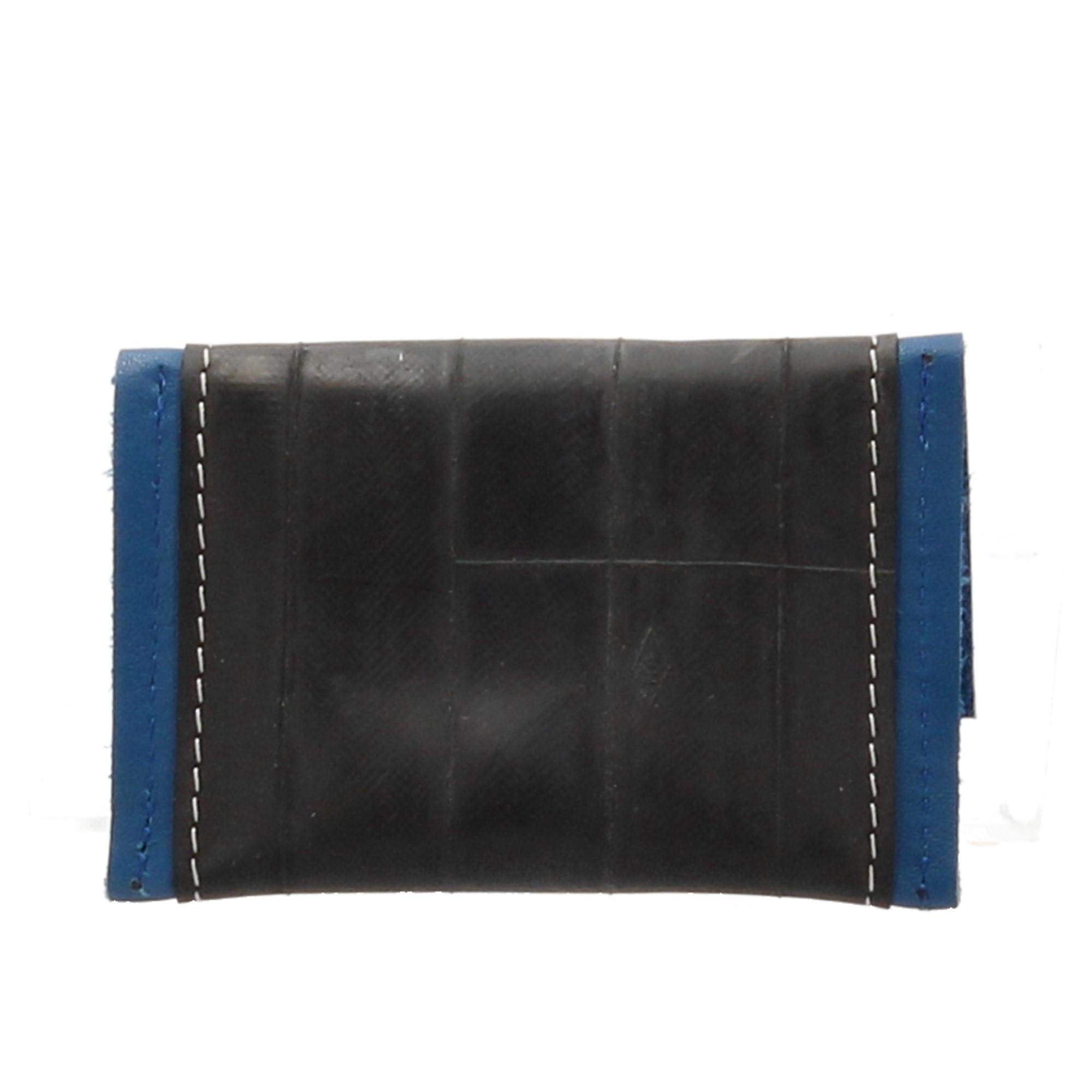 Stef Fauser Geldinger Leder Blau 10 x 7cm Portemonnaie Geldbeutel